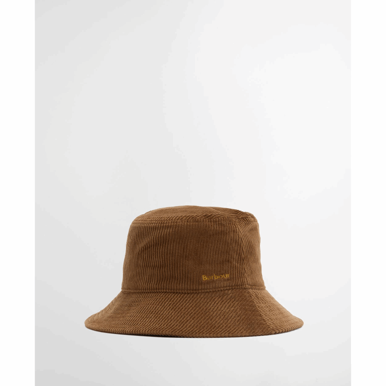 Barbour Ebberston Cord Bucket Hat – Olive & Brown – Jepsons display picture 2