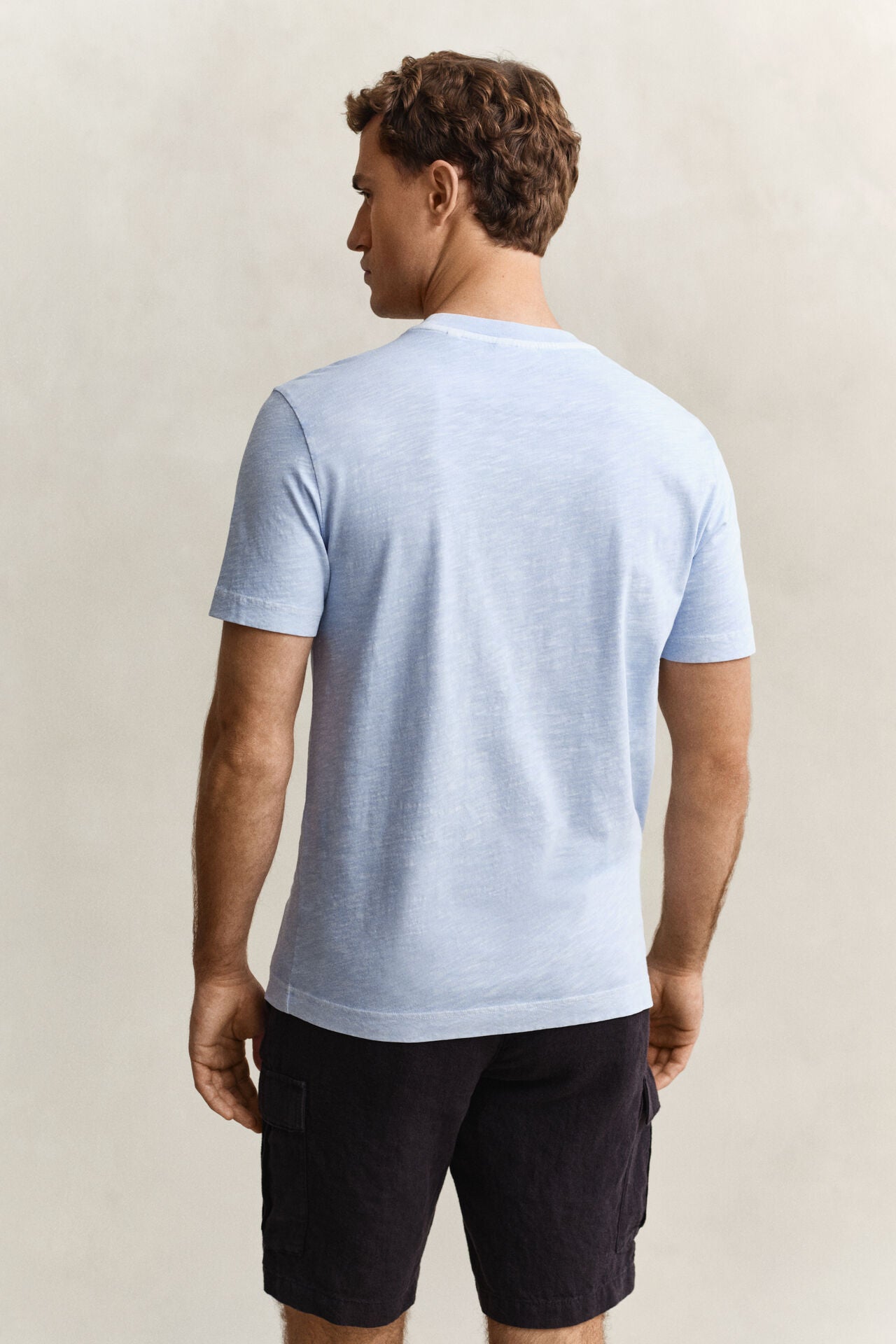 GANT Washed T-Shirt Slub in Fresh Blue 2003419 – Jepsons