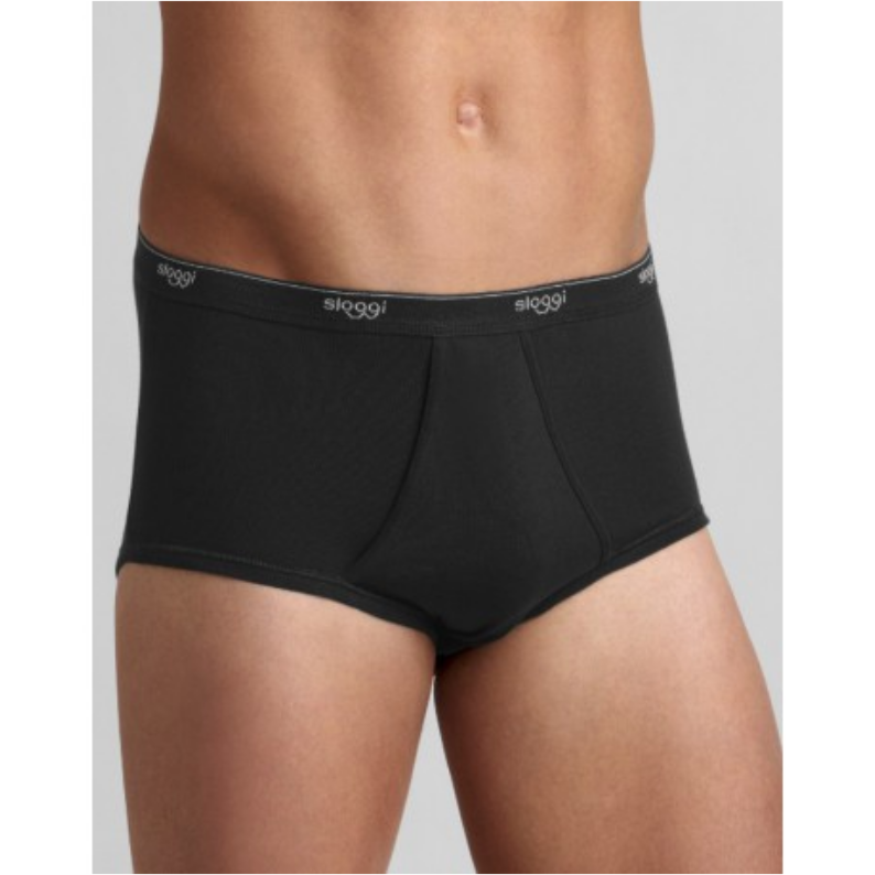 Sloggi Uomo – 2 Paia Di Mutande Maxi Brief In Cotone Stretch, Morbide E Comode