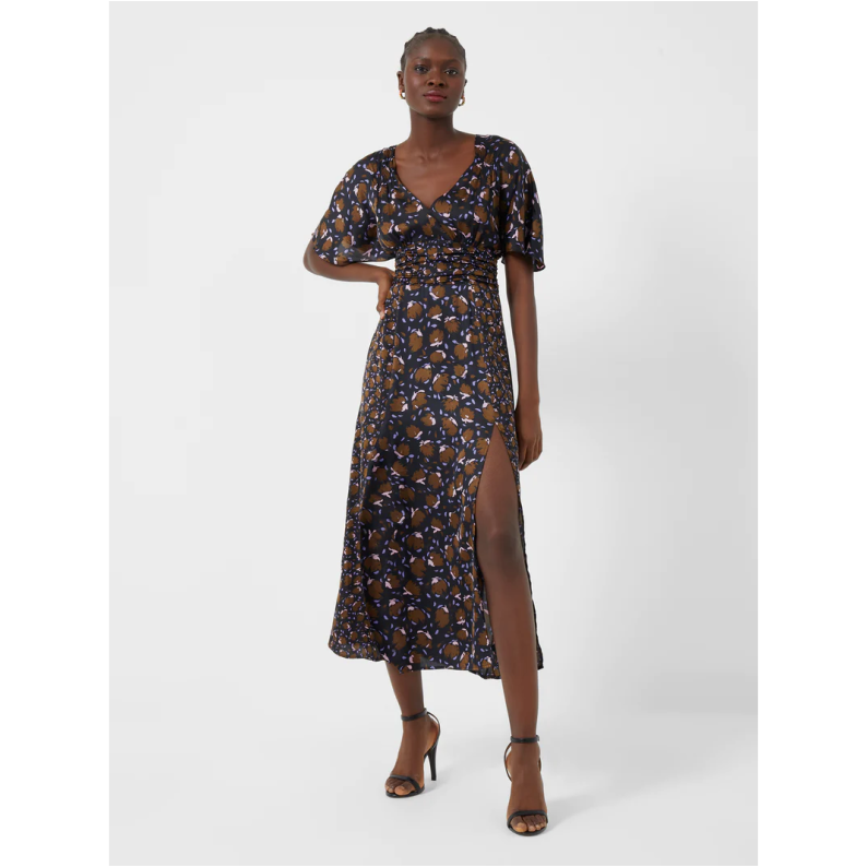 french connection inu satin dress French Connection Afina Inu Satin Midi
