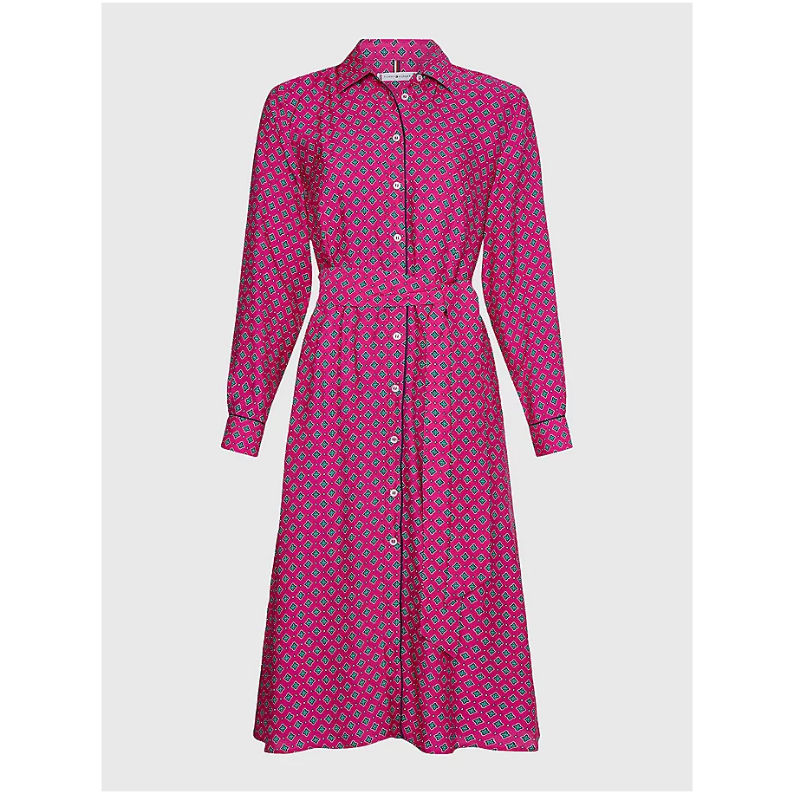 Tommy Hilfiger FOULARD PRINT MIDI SHIRT DRESS – Jepsons