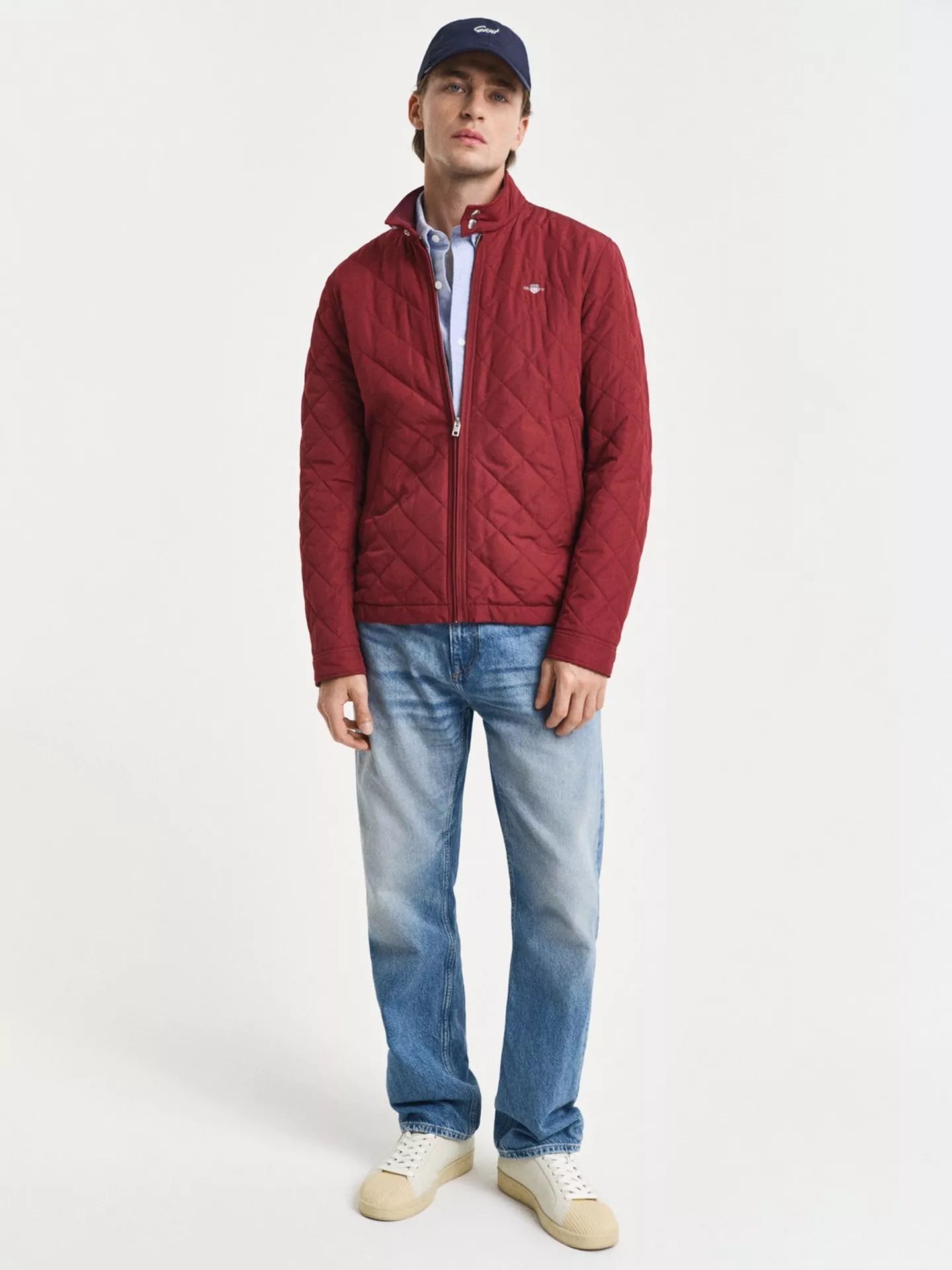 GANT Quilted Windcheater Jacket Plumped Red 7006340