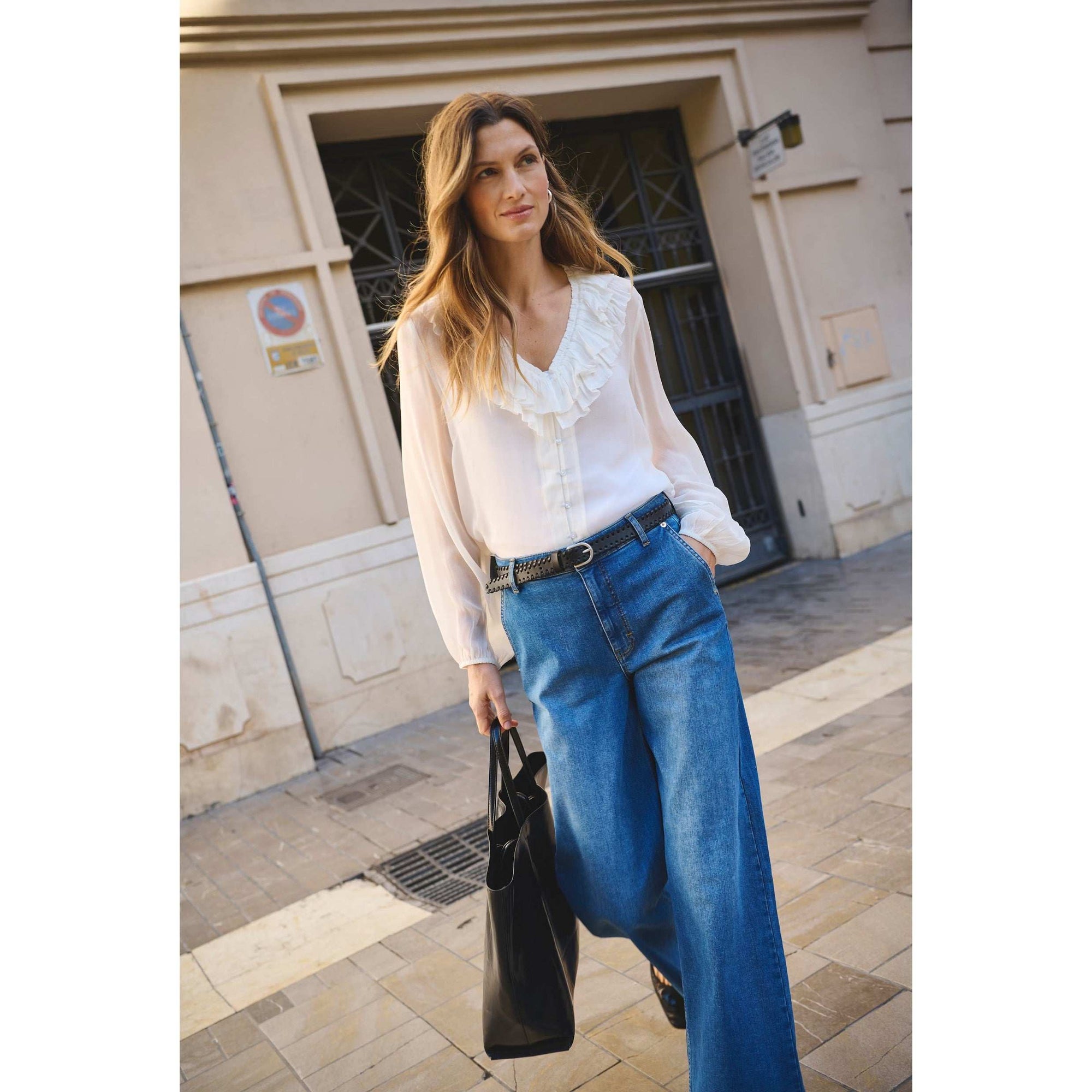 Part Two SanazPW Blouse - Eggnog