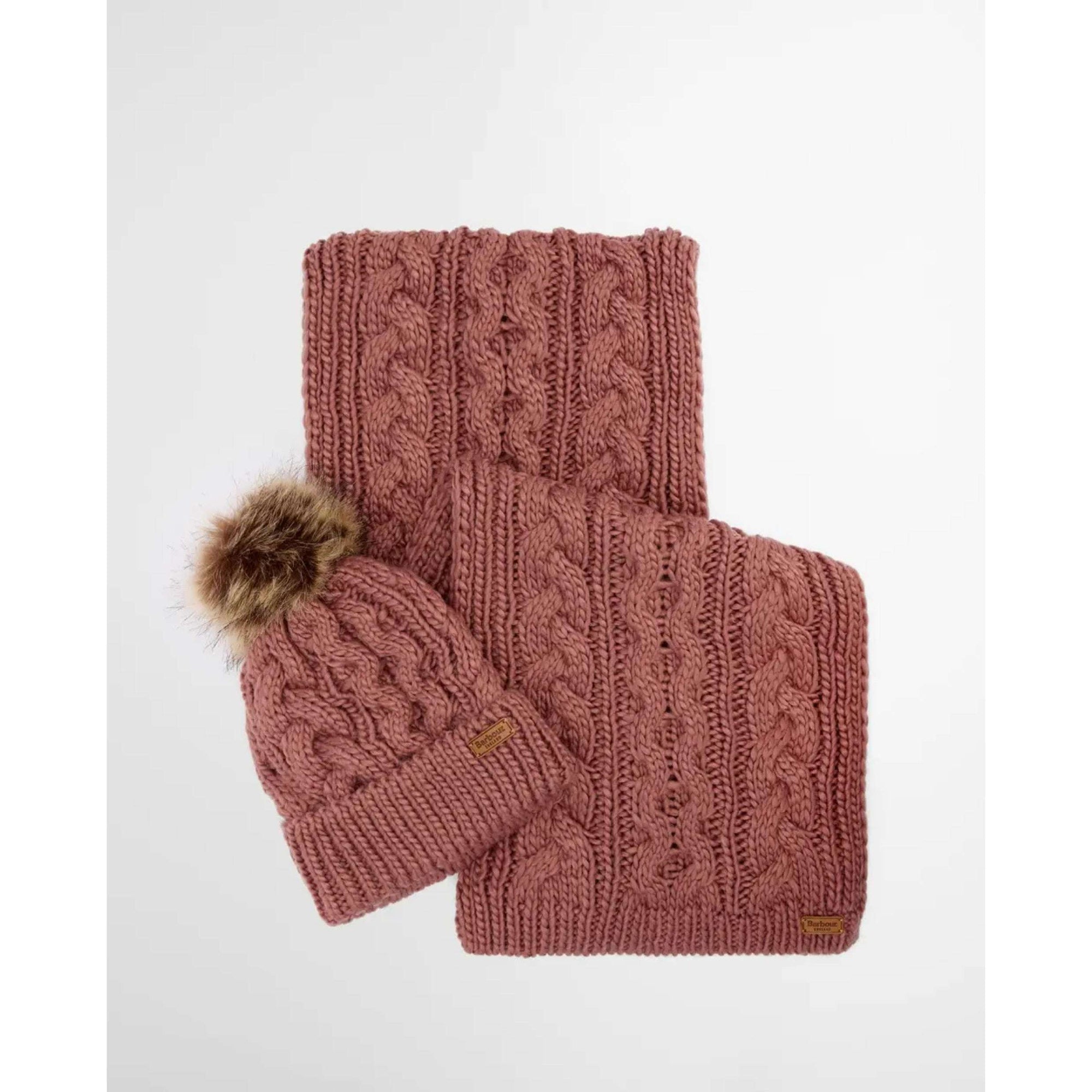 Barbour Penshaw Hat & Scarf Gift Set