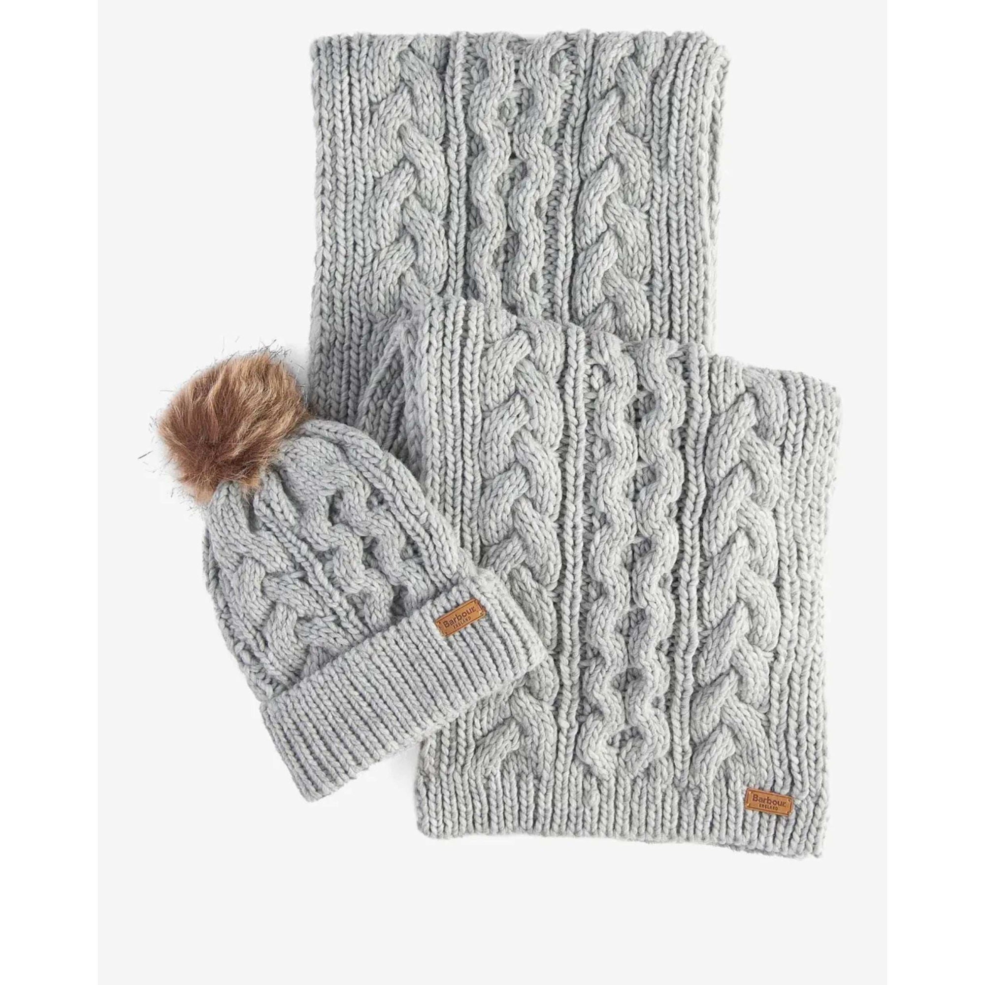 Barbour Penshaw Hat &amp; Scarf Gift Set