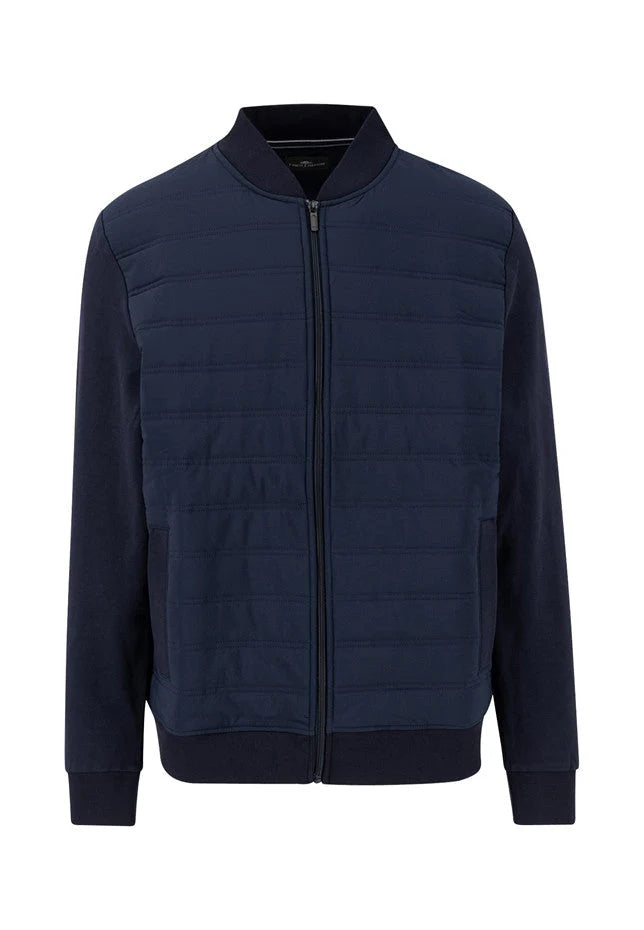 Fynch-Hatton Hybrid Stretch Quilted Jacket in Navy 1000 1361
