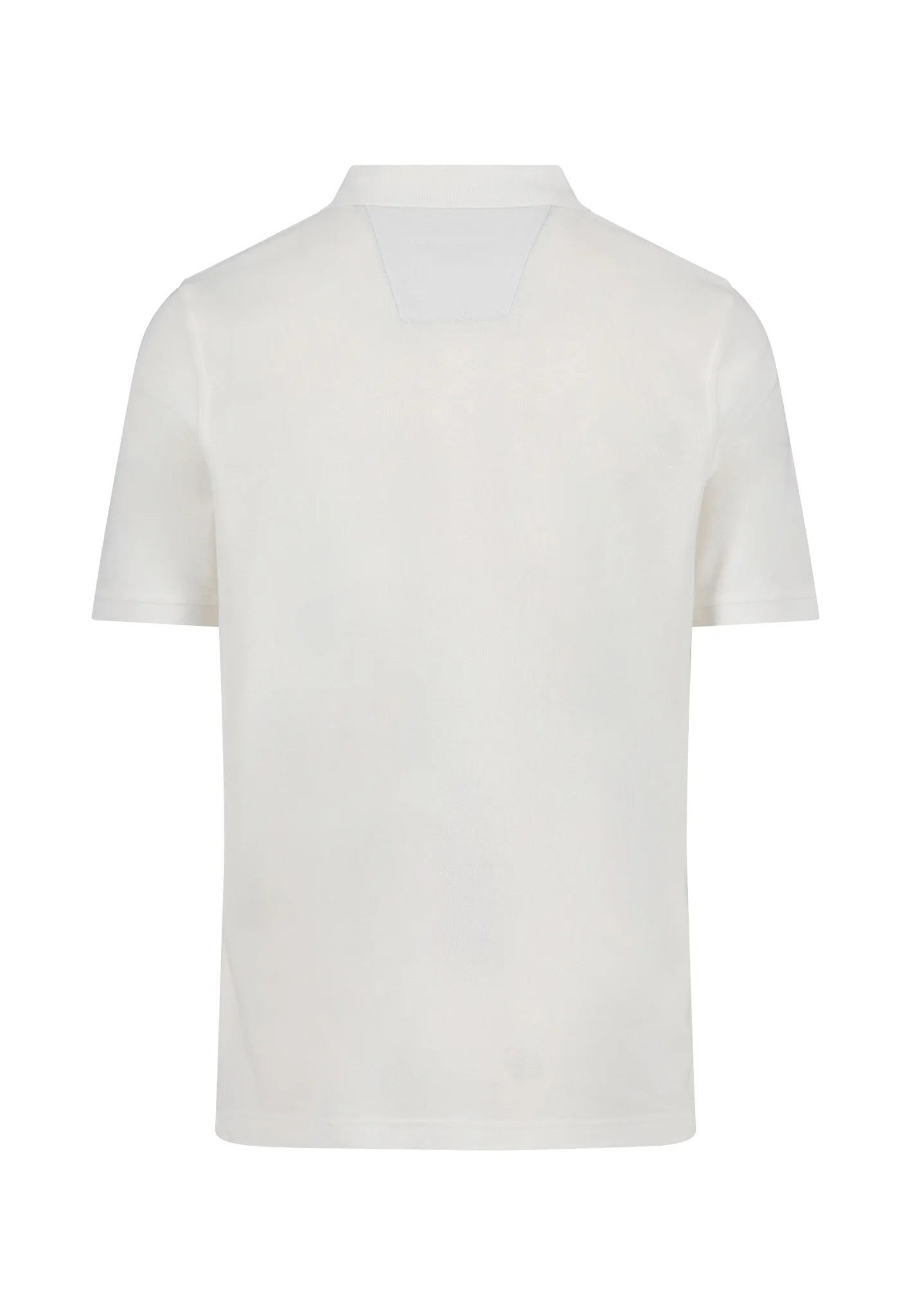Fynch-Hatton Premium Cotton Polo Shirt with Classic Collar 1000 1700 in White