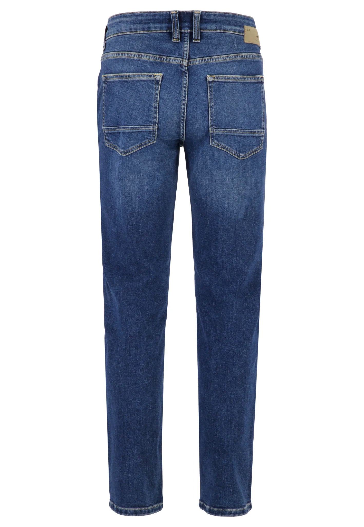 Fynch-Hatton Tapered-fit Stretch Jeans in Mid Blue