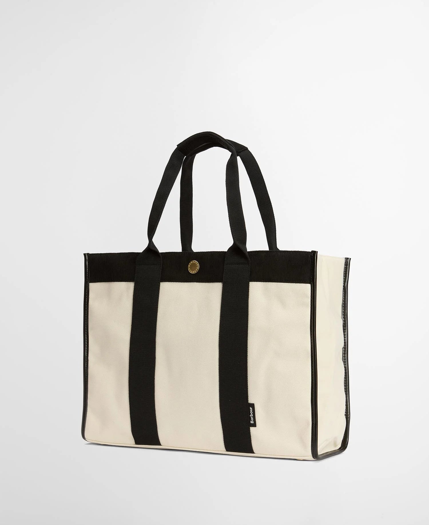 Barbour Selena Large Tote Bag In Ecru