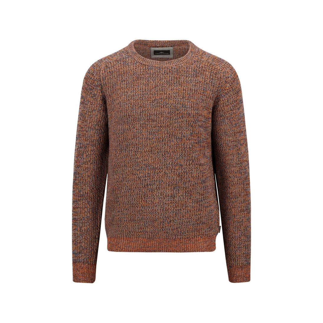 Fynch-Hatton Pure Cotton Crew Jumper 1409245 Flame