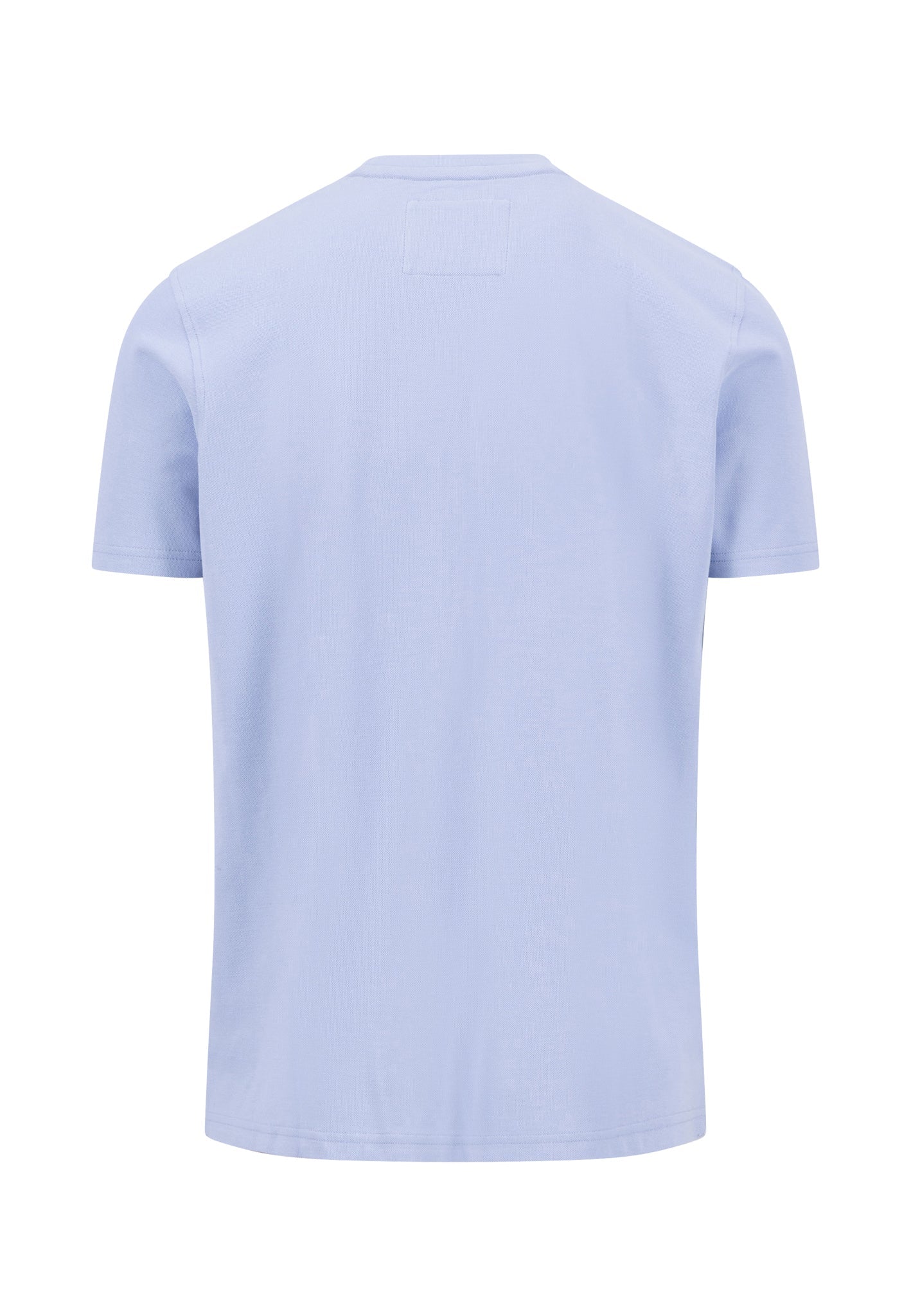 Fynch-Hatton Piqué Cotton T-shirt with a Round Neck in New Breeze 16031707