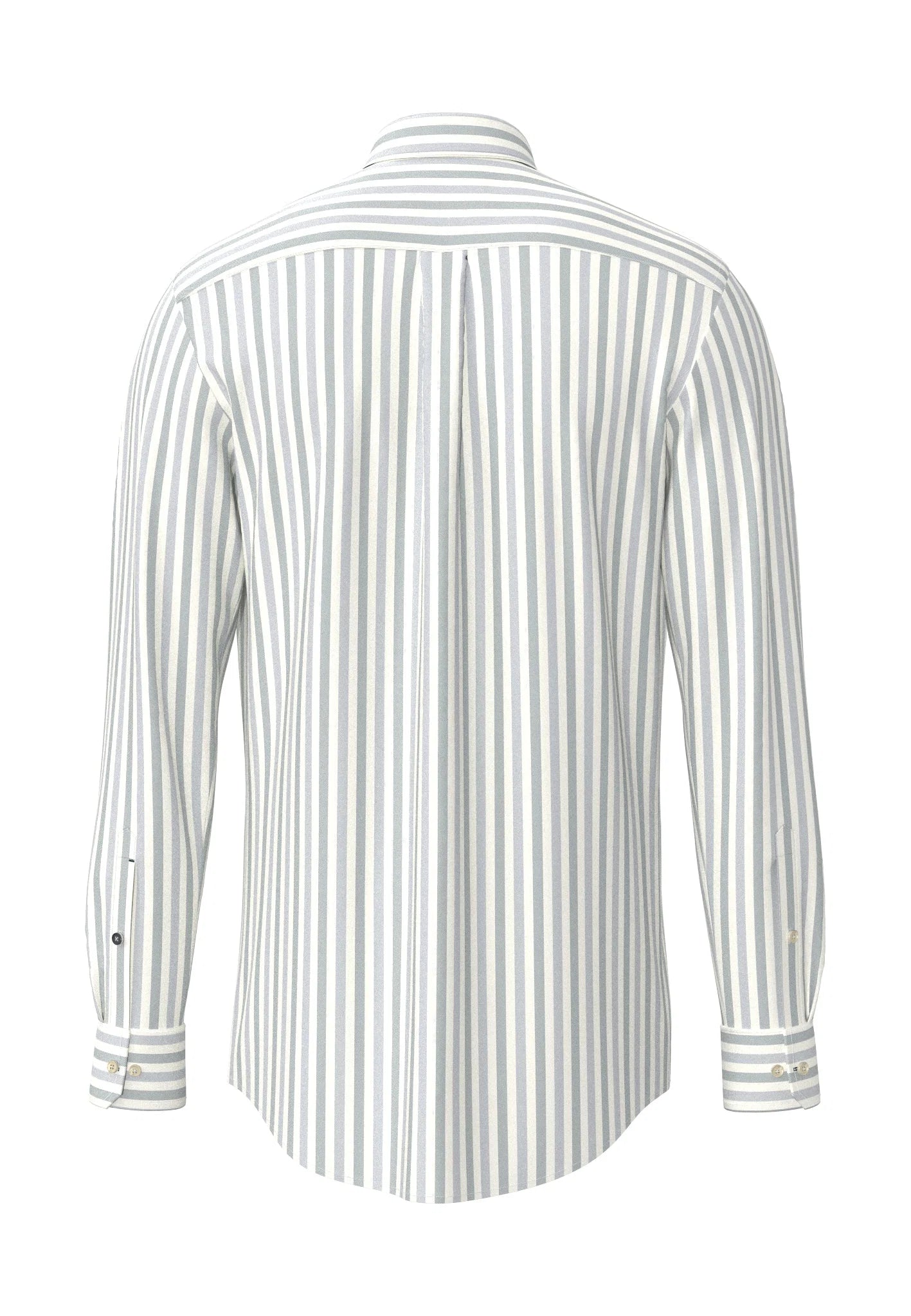 Fynch-Hatton Cotton Oxford Striped Button-down Shirt 16088640