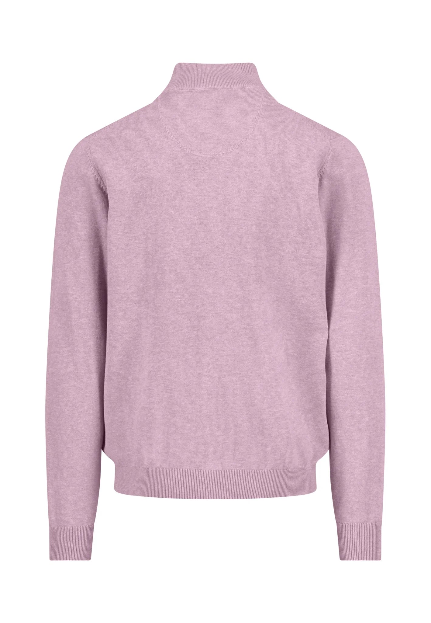 Pink sweater on a white background