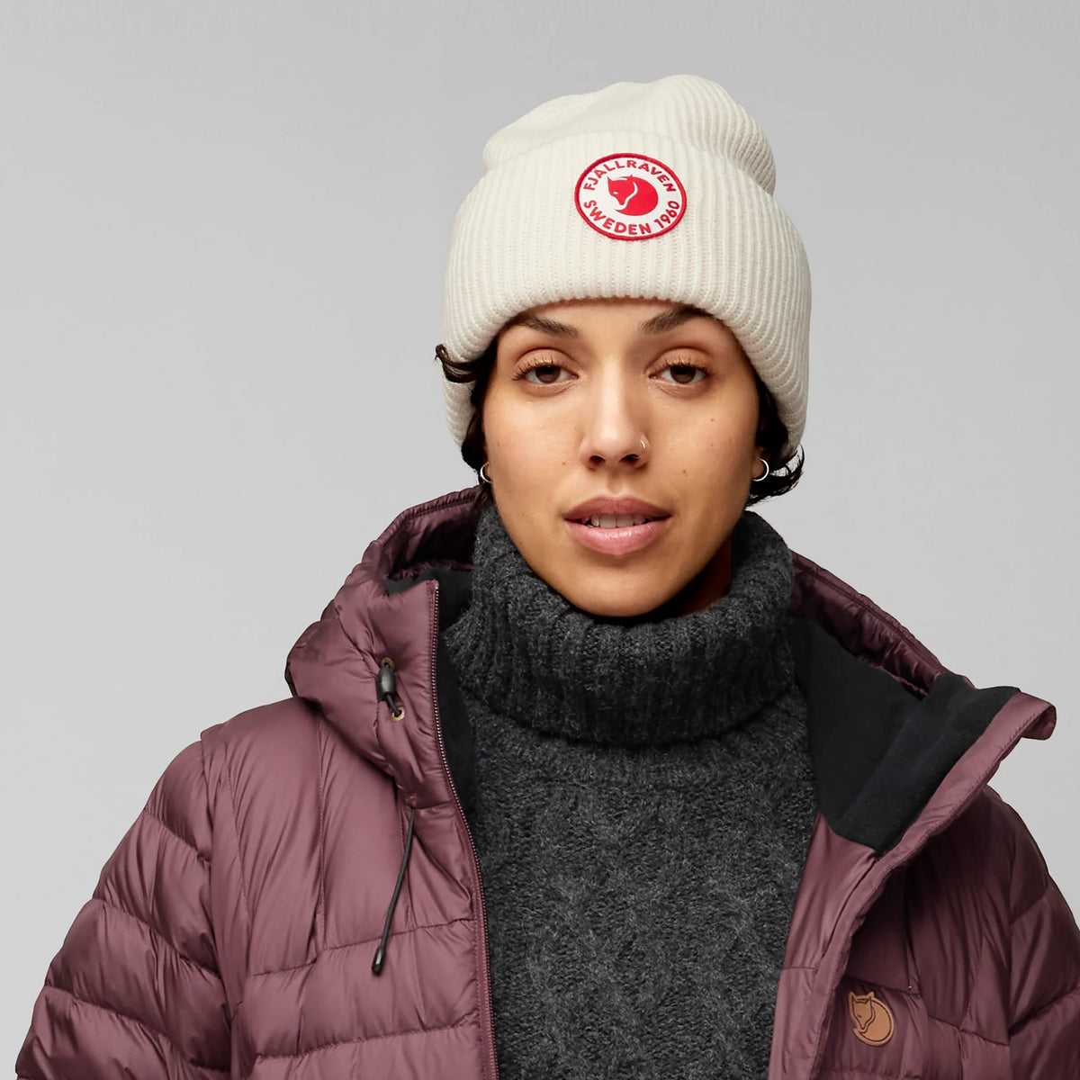 Fjällräven 1960 Logo Beanie F78142 - Dark Violet