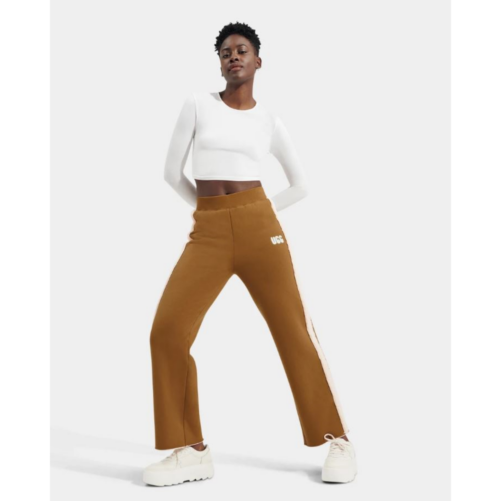 UGG® Myah Bonded Fleece Jogger In Chestnut 1144501