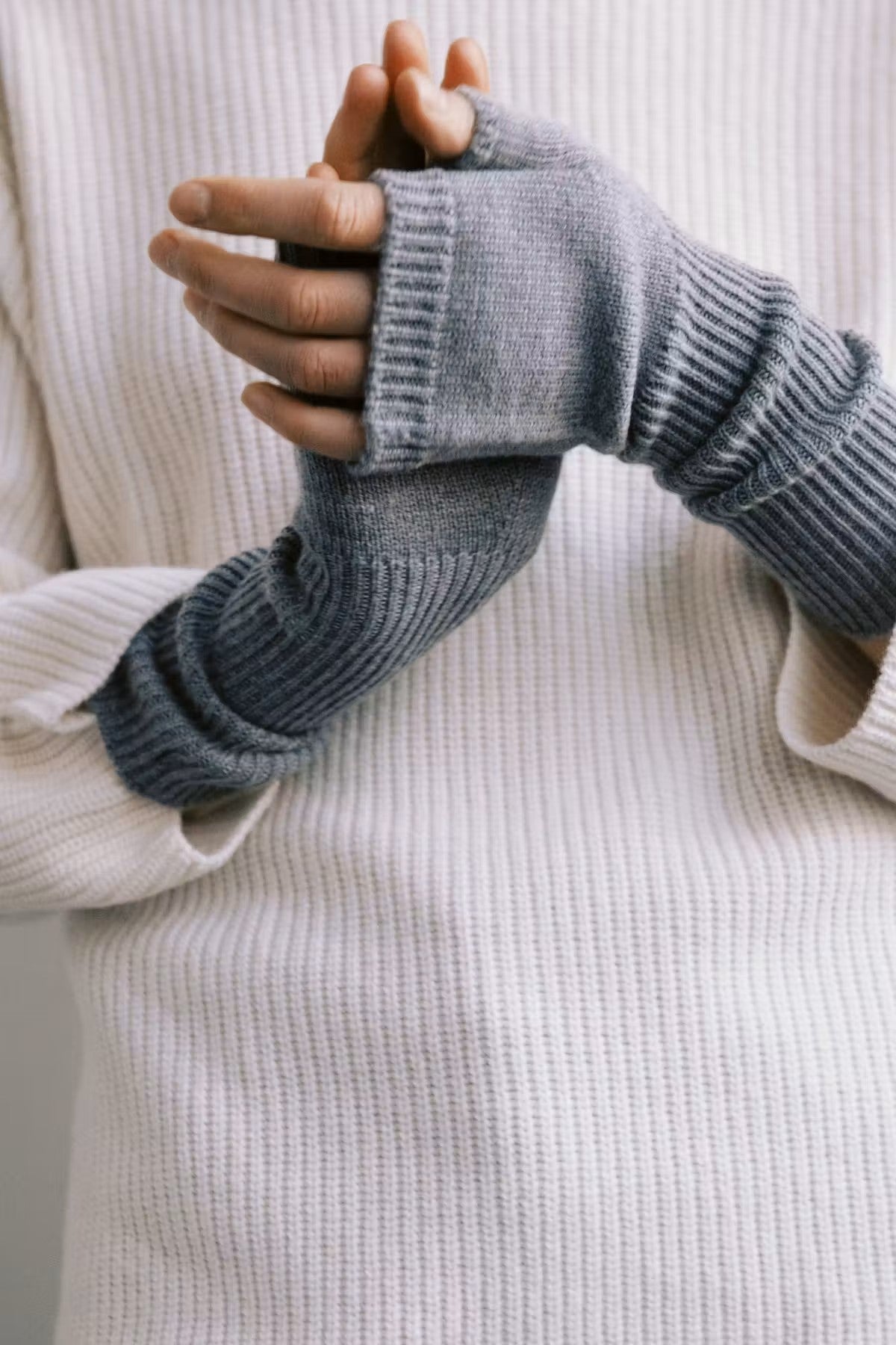 Part Two Dayra Gloves In Medium Grey Melange 30311030