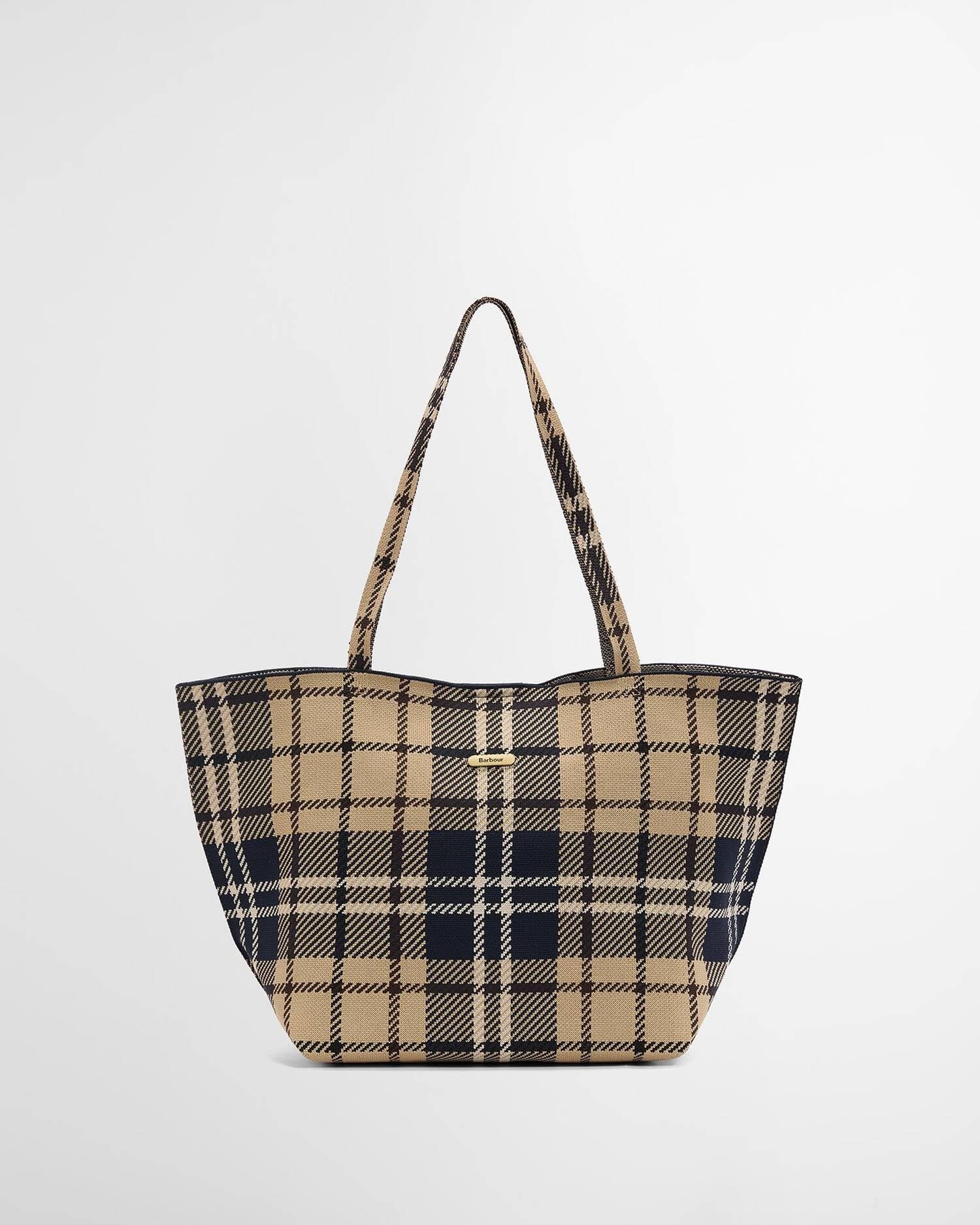 Barbour Layla Tote Bag In Birchwood Dress Tartan LBA0517TN391