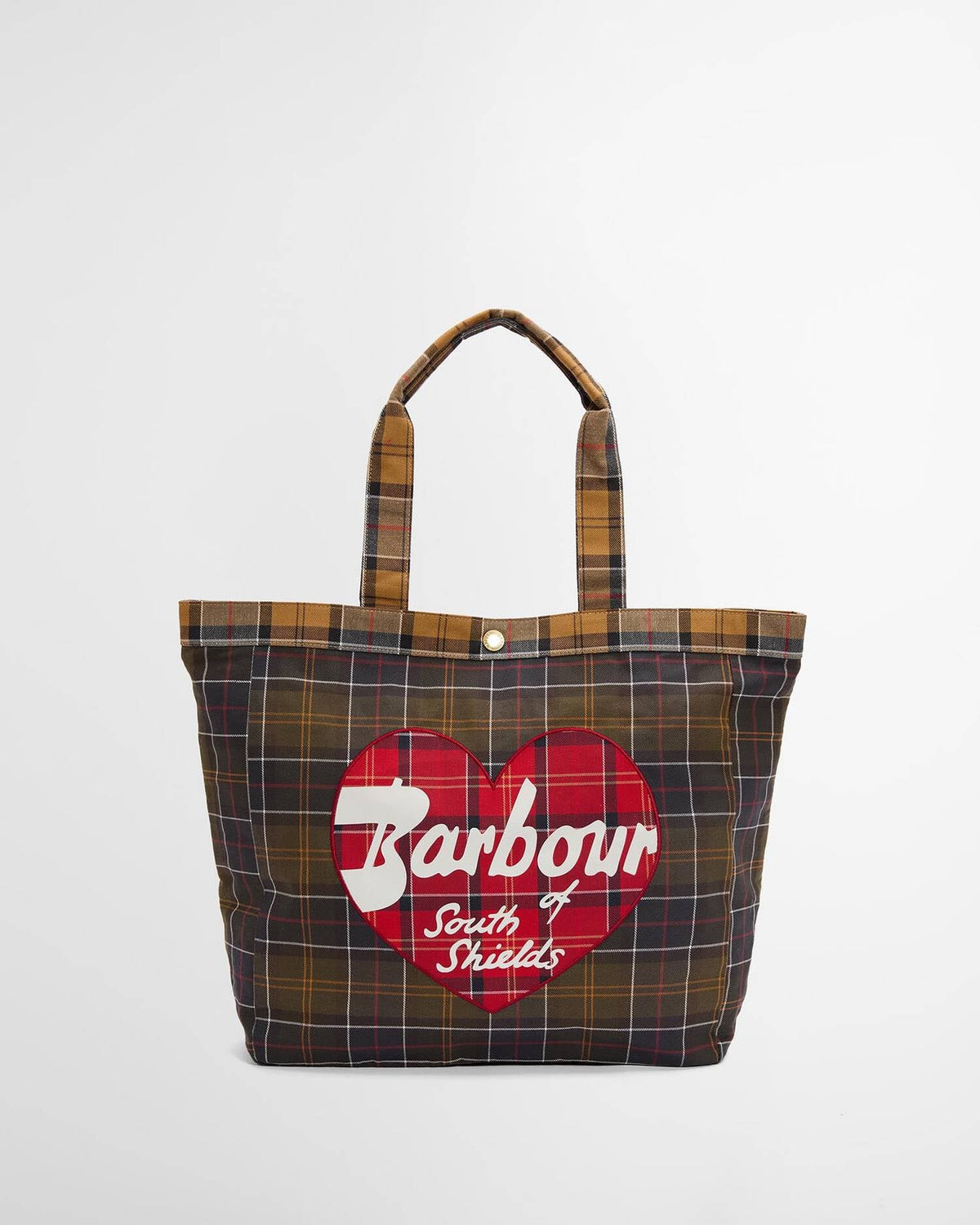 Barbour Heart Tote Bag In Classic/Cardinal LBA0559TN111