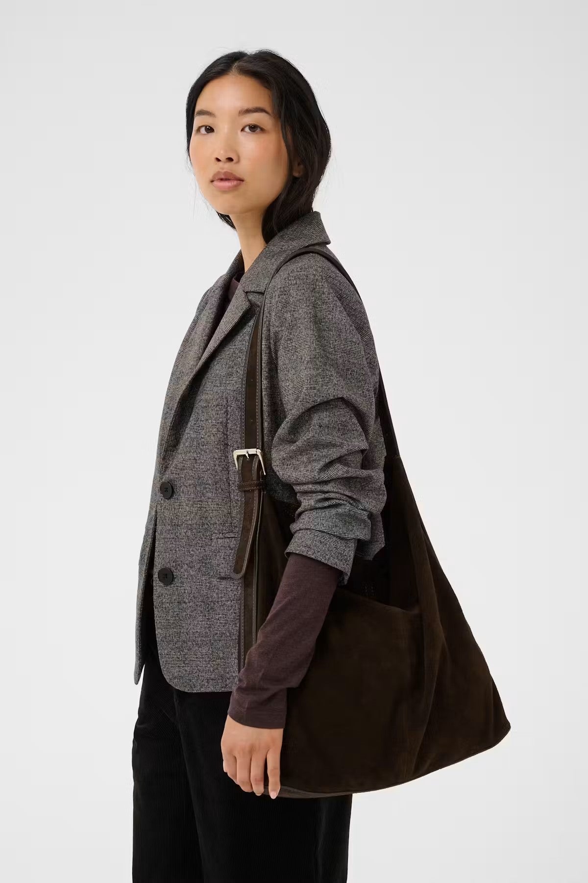 Part Two Coryla Suede Bag In Mole 30310904
