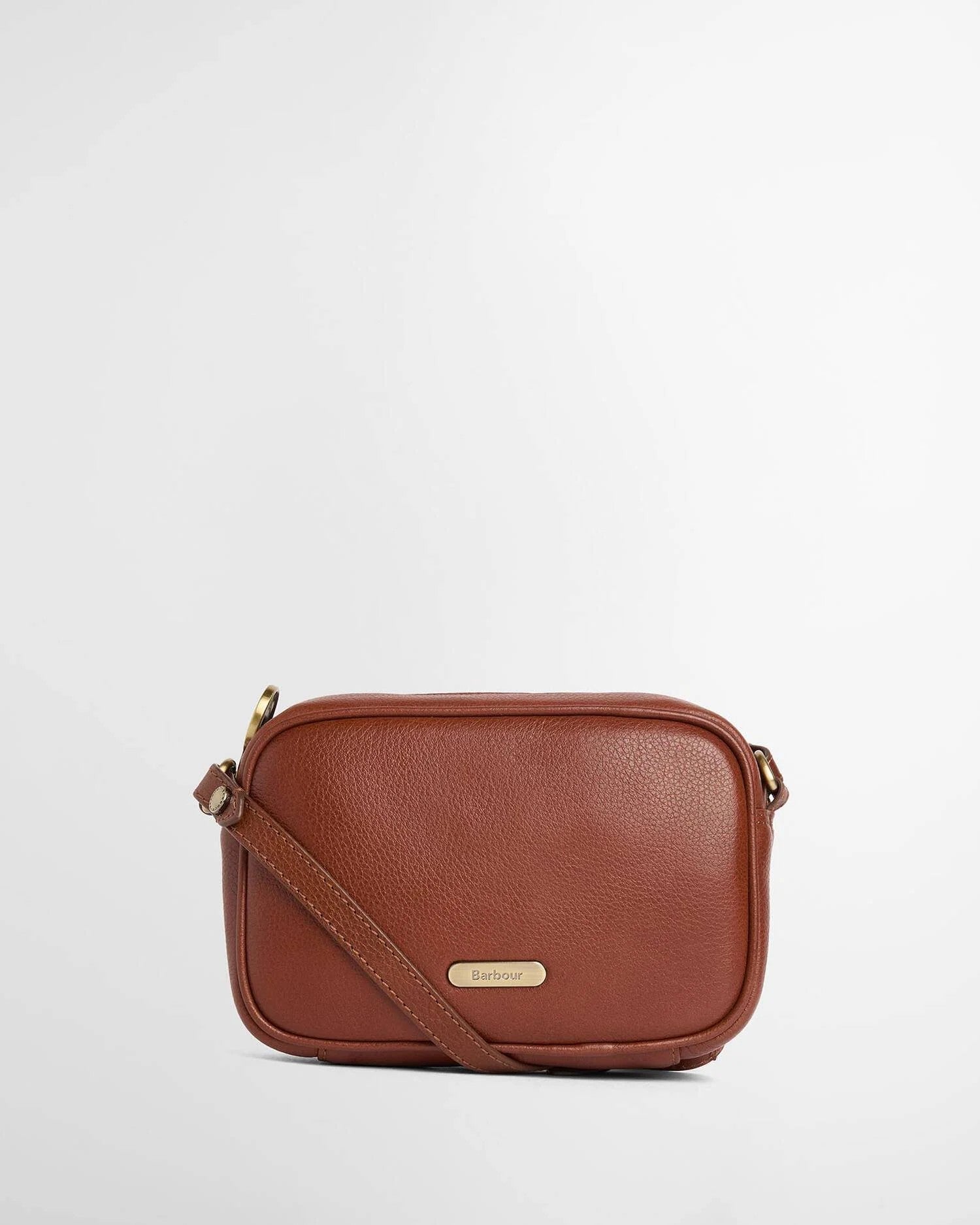 Barbour Daphne Leather Mini Crossbody Bag In Brown LBA0546BR111