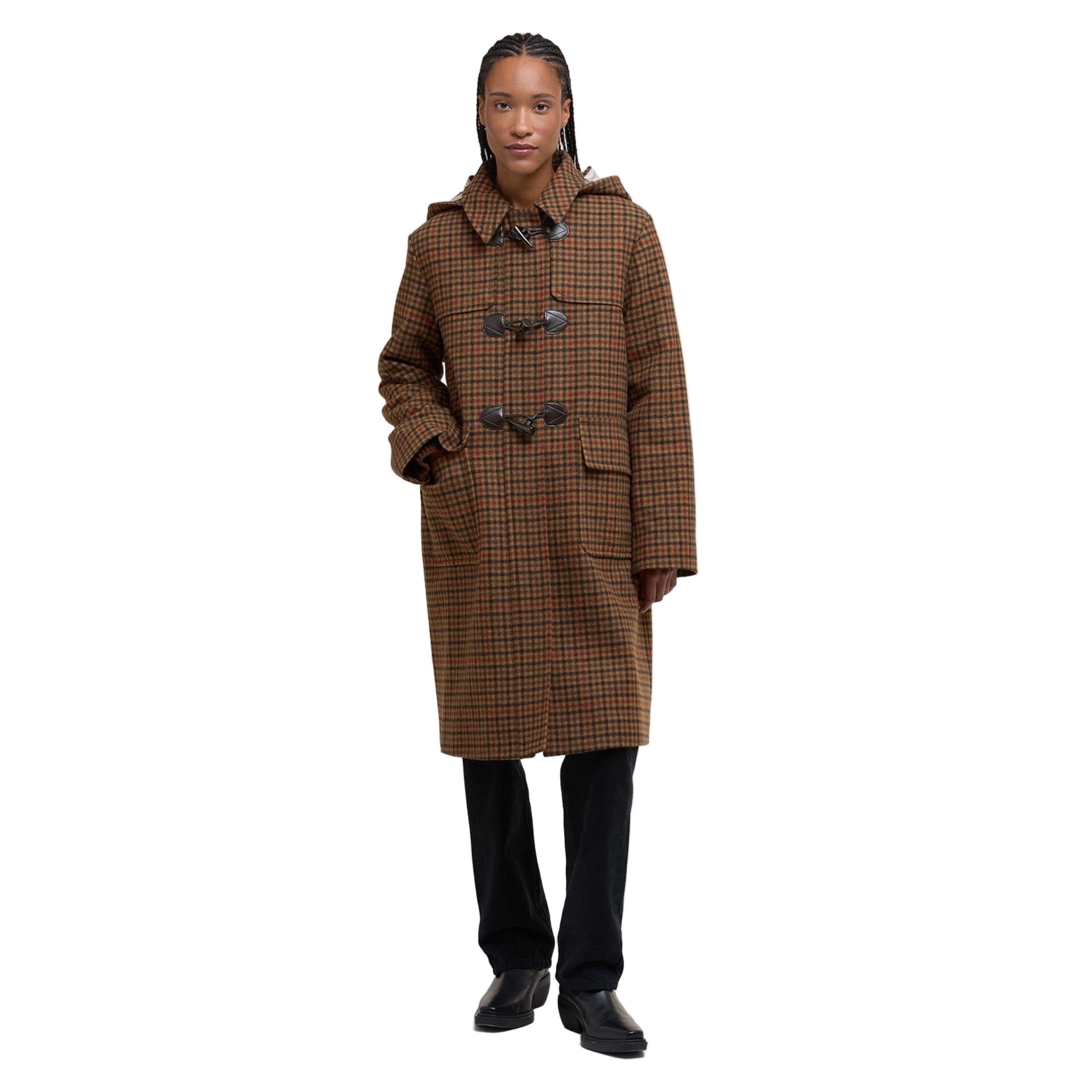 ジャケット・アウター HOLY IN CODE heavy over duffle coat Barbour Melody Check Wool Duffle Coat Brown LWO0250BR51 – Jepsons