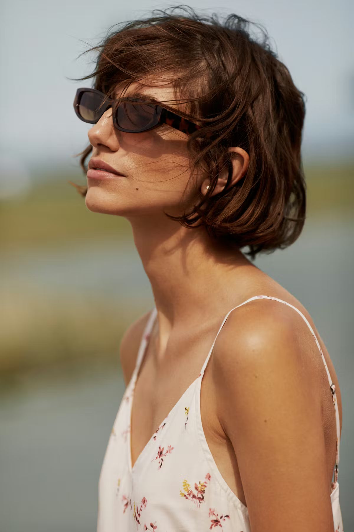 Part Two Becca Sunglasses In  Brown Tortoise Shell