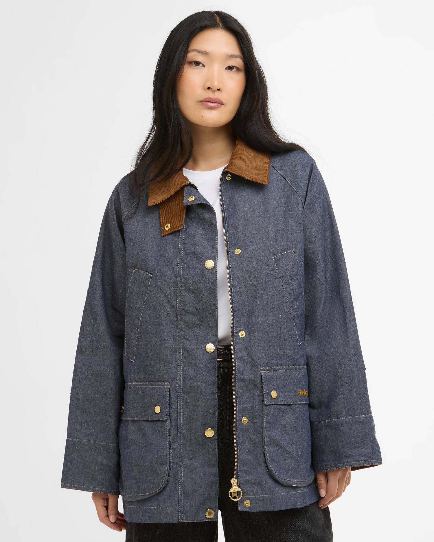 Barbour Asker Casual Jacket in Indigo