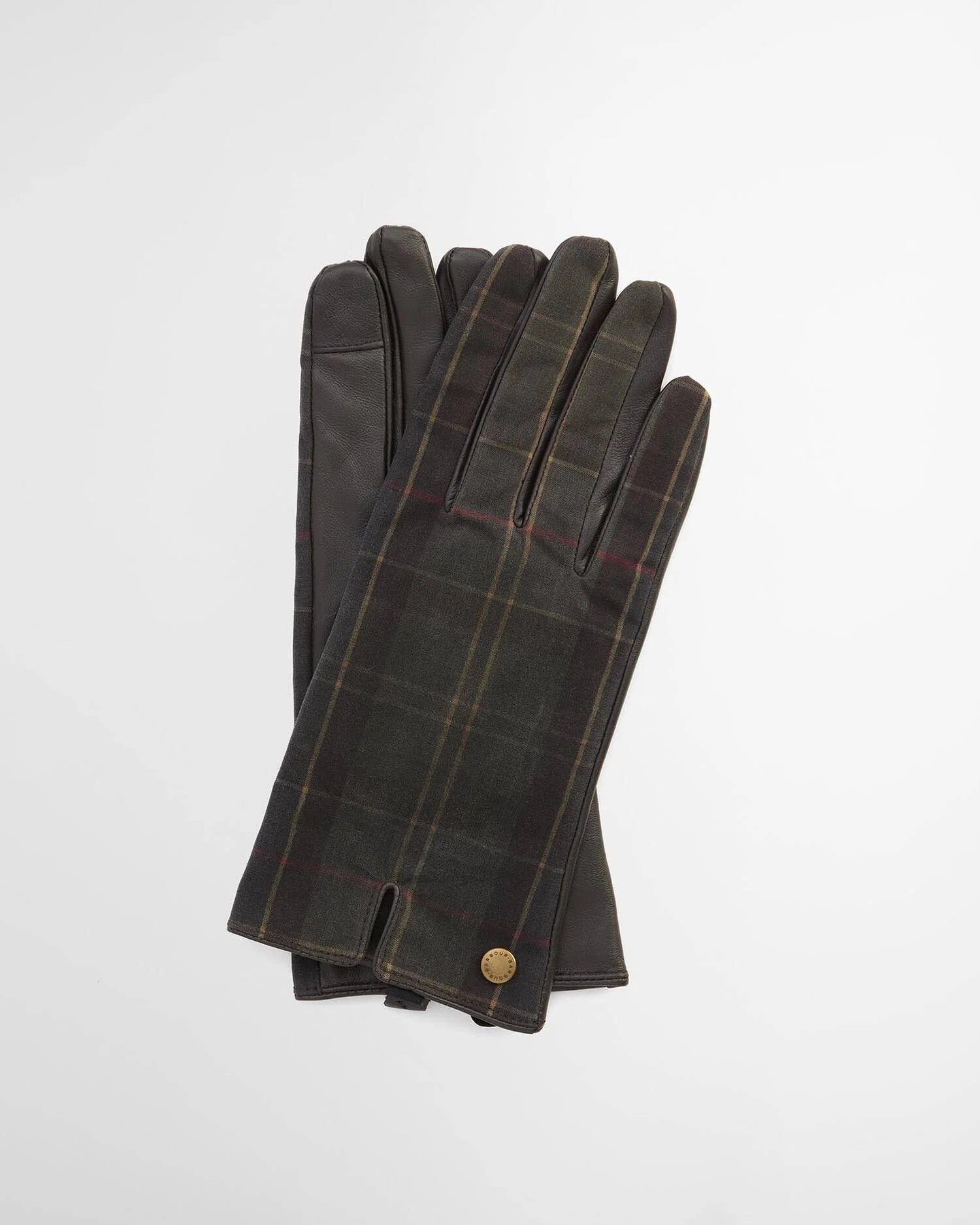 Barbour Scarlet Tartan Gloves In Brown Tartan LGL0149TN11