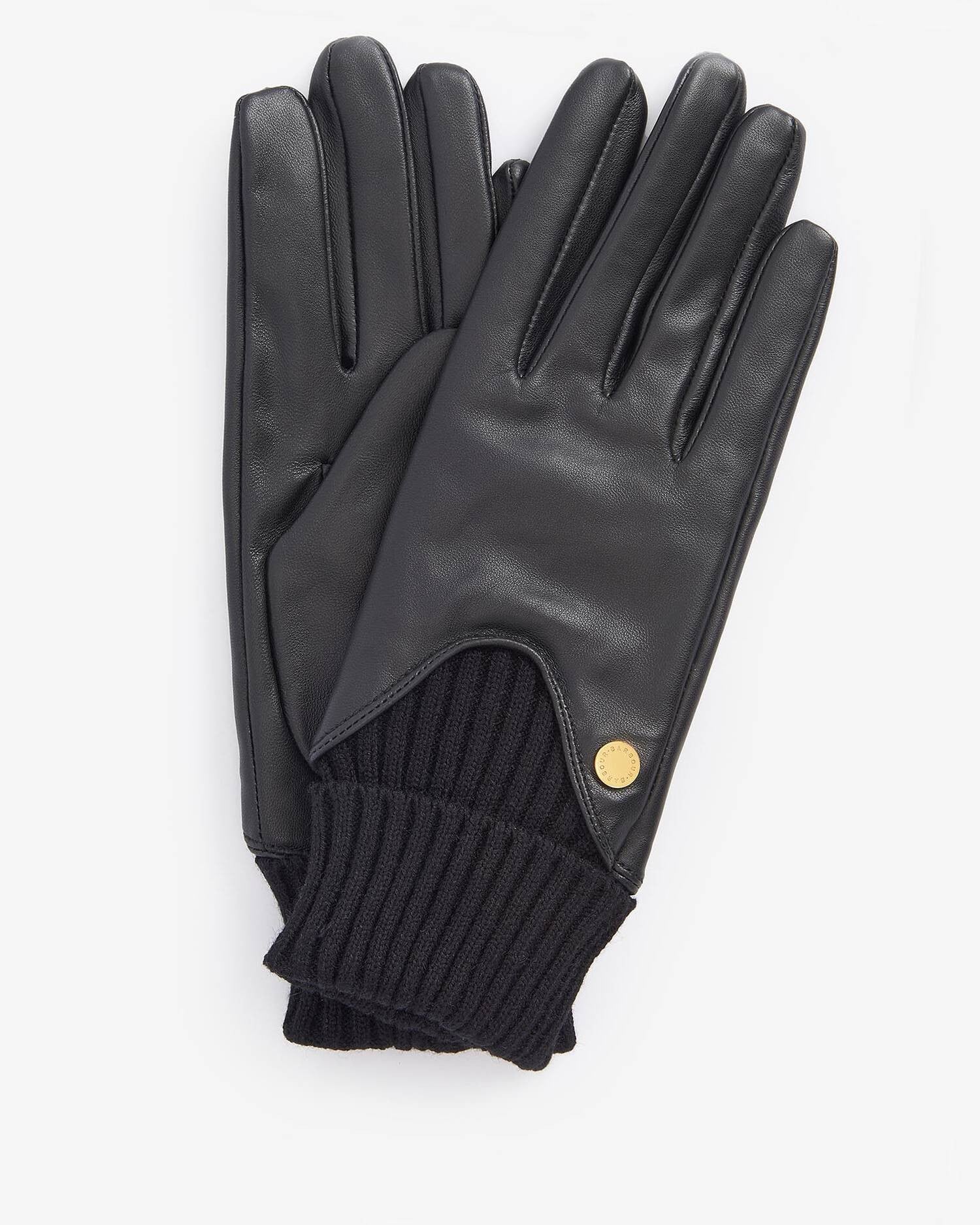 Barbour Deanna Leather Gloves In Classic Black LGL0140BK11