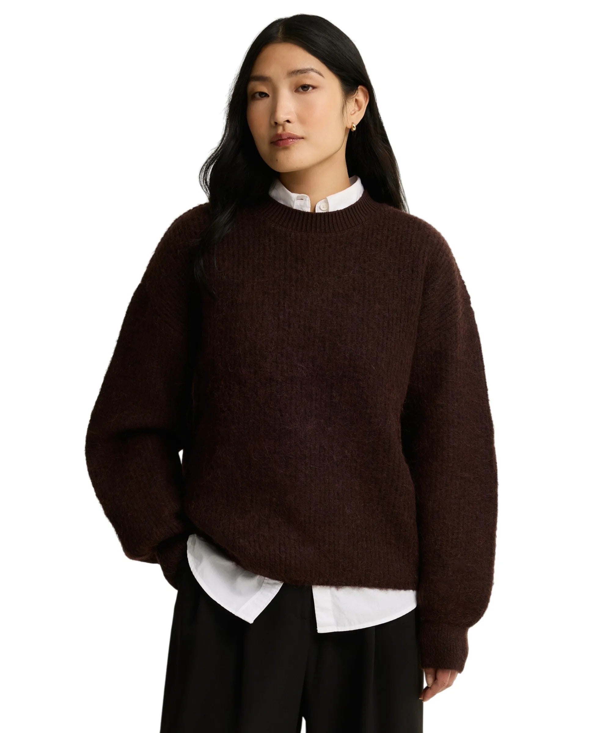 Barbour Tanfield Knitted Jumper in Rustic LKN1796RU51