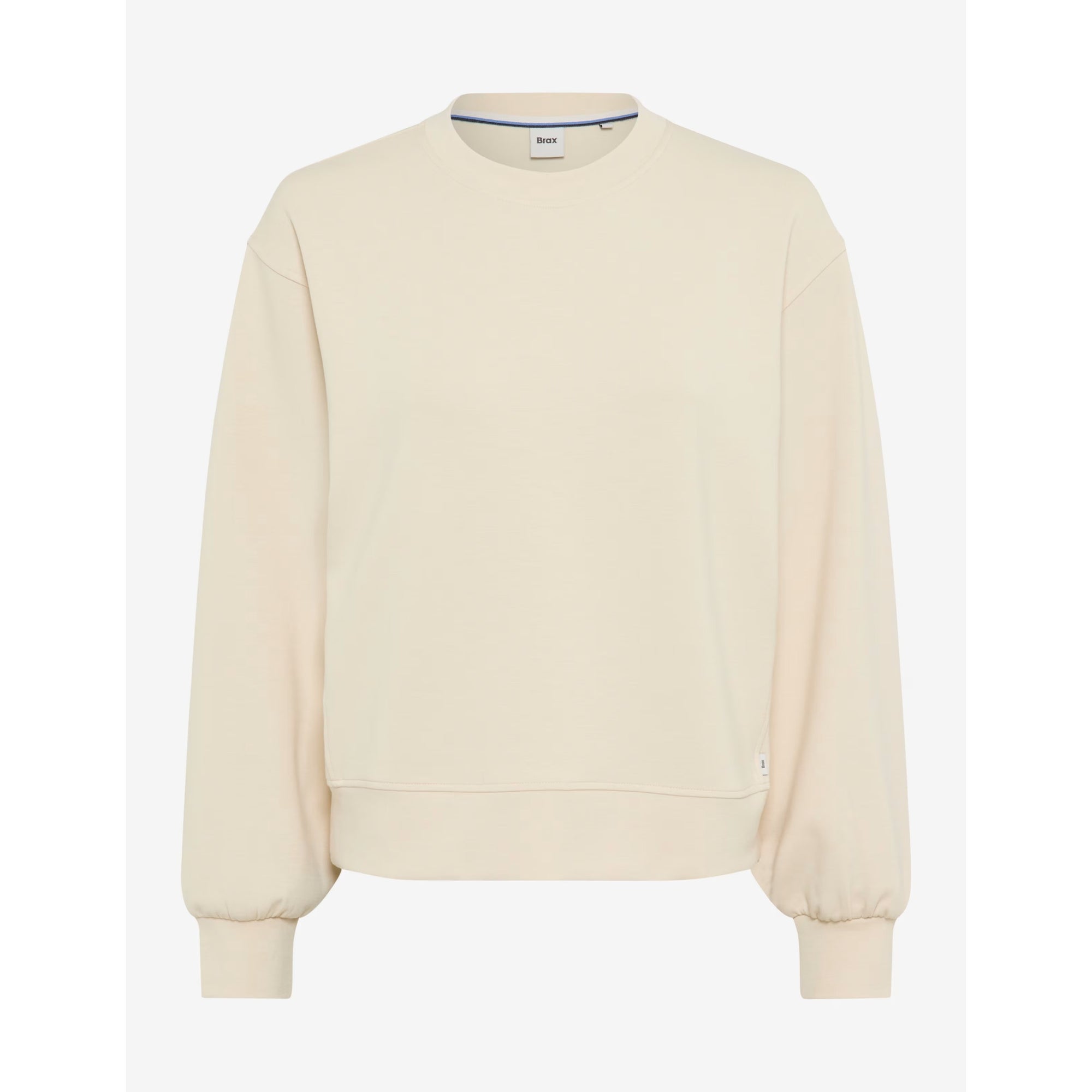 Brax Beca Long Sleeve Sweatshirt in Canvas &amp; Mulberry
