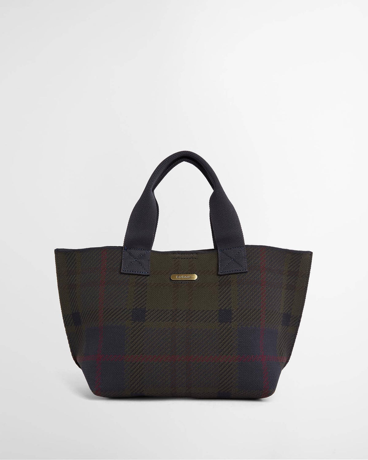 Barbour Layla Mini Tartan Tote Bag In Shadow Classic Tartan LBA0518TN431