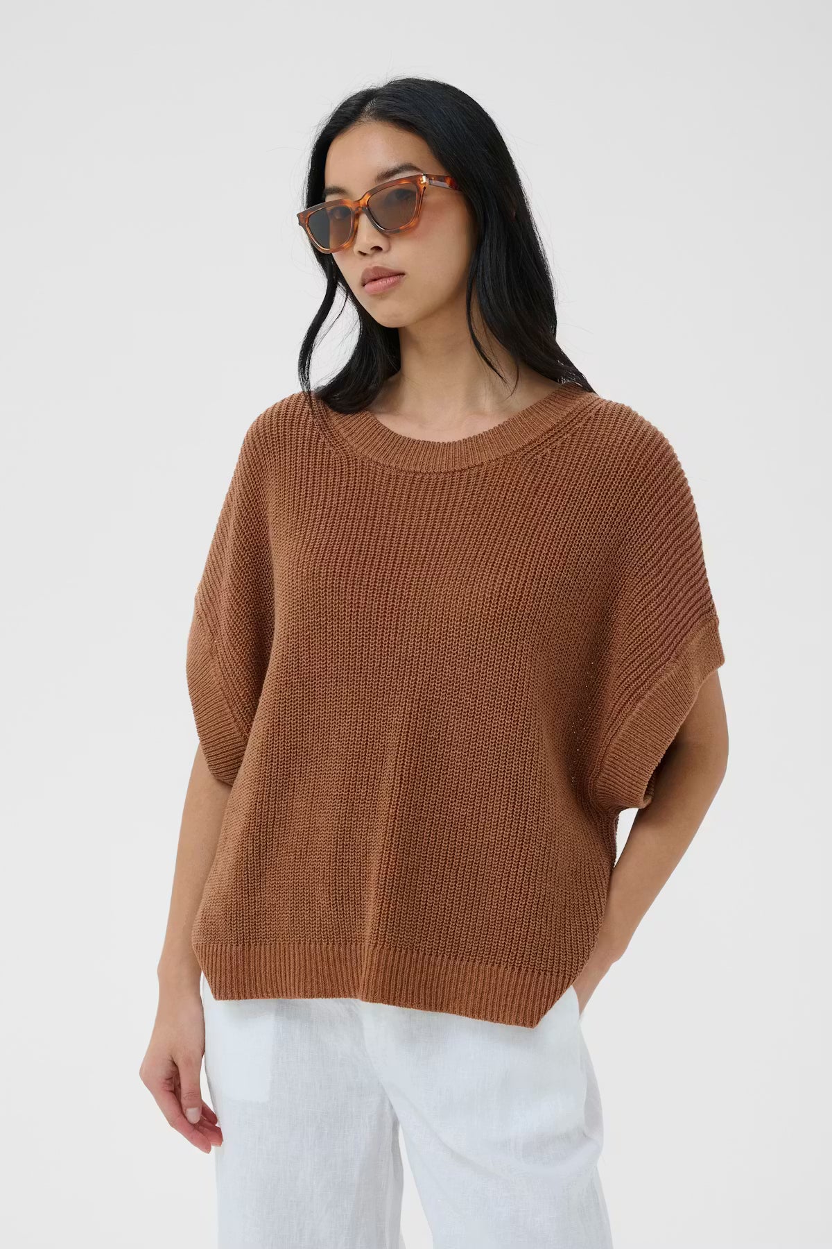 Part Two Bulenga Sunglasses In Faded Tortoise Shell