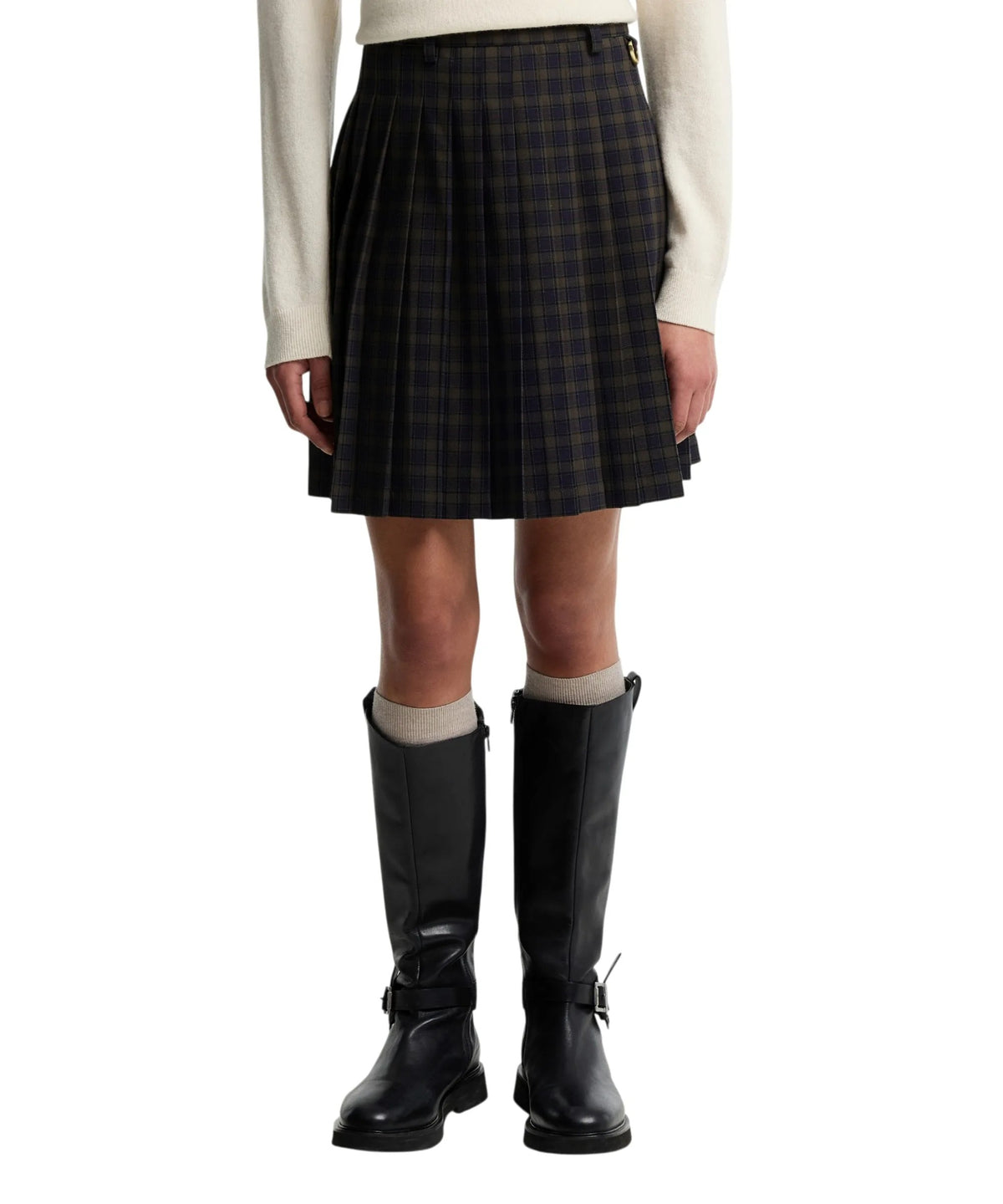Barbour Carville Mini Skirt In Shadow Classic Tartan LSK0172