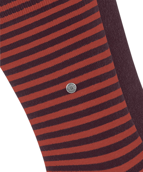 Burlington Everyday Stripe 2-Pack Men Socks in Chianti