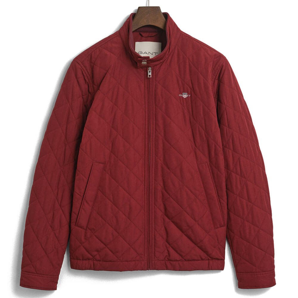 GANT Quilted Windcheater Jacket Plumped Red 7006340