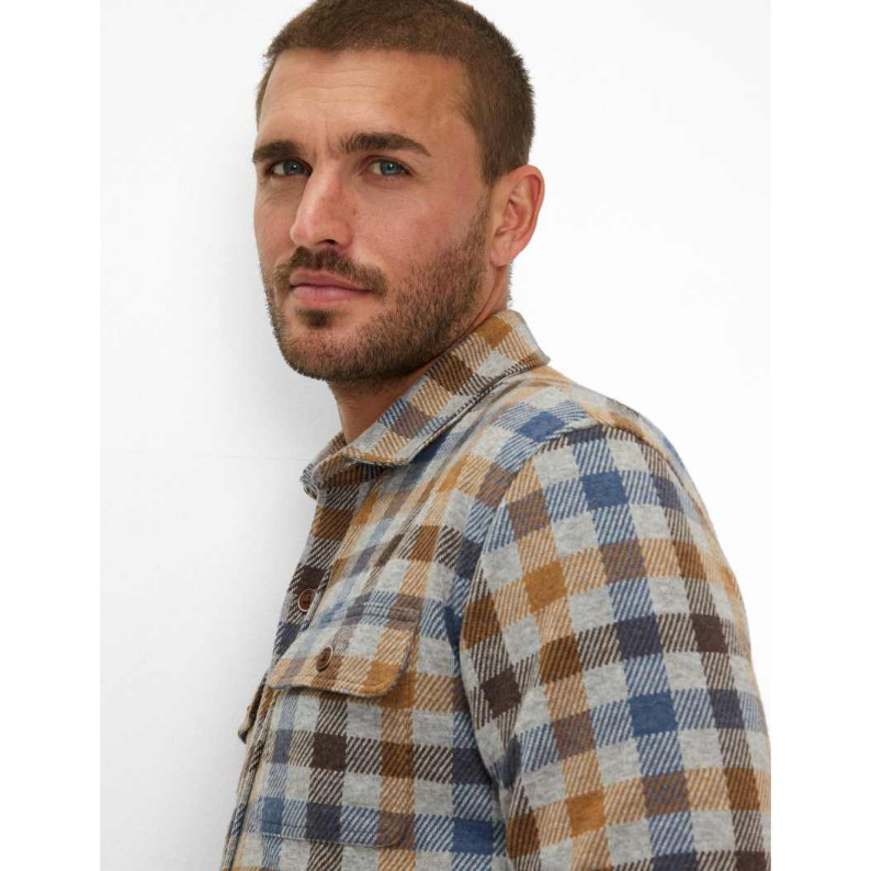 Brax Santiago Checked Flannel Overshirt