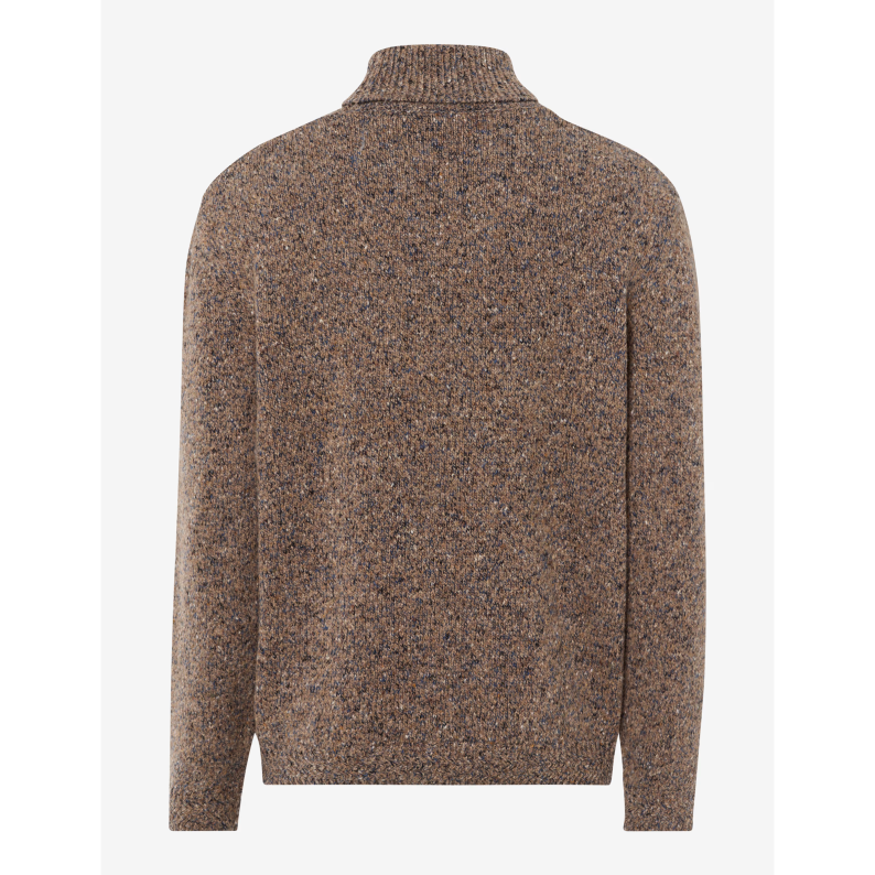 Brax Brian Soft Wool Turtleneck Sweater – Ivory