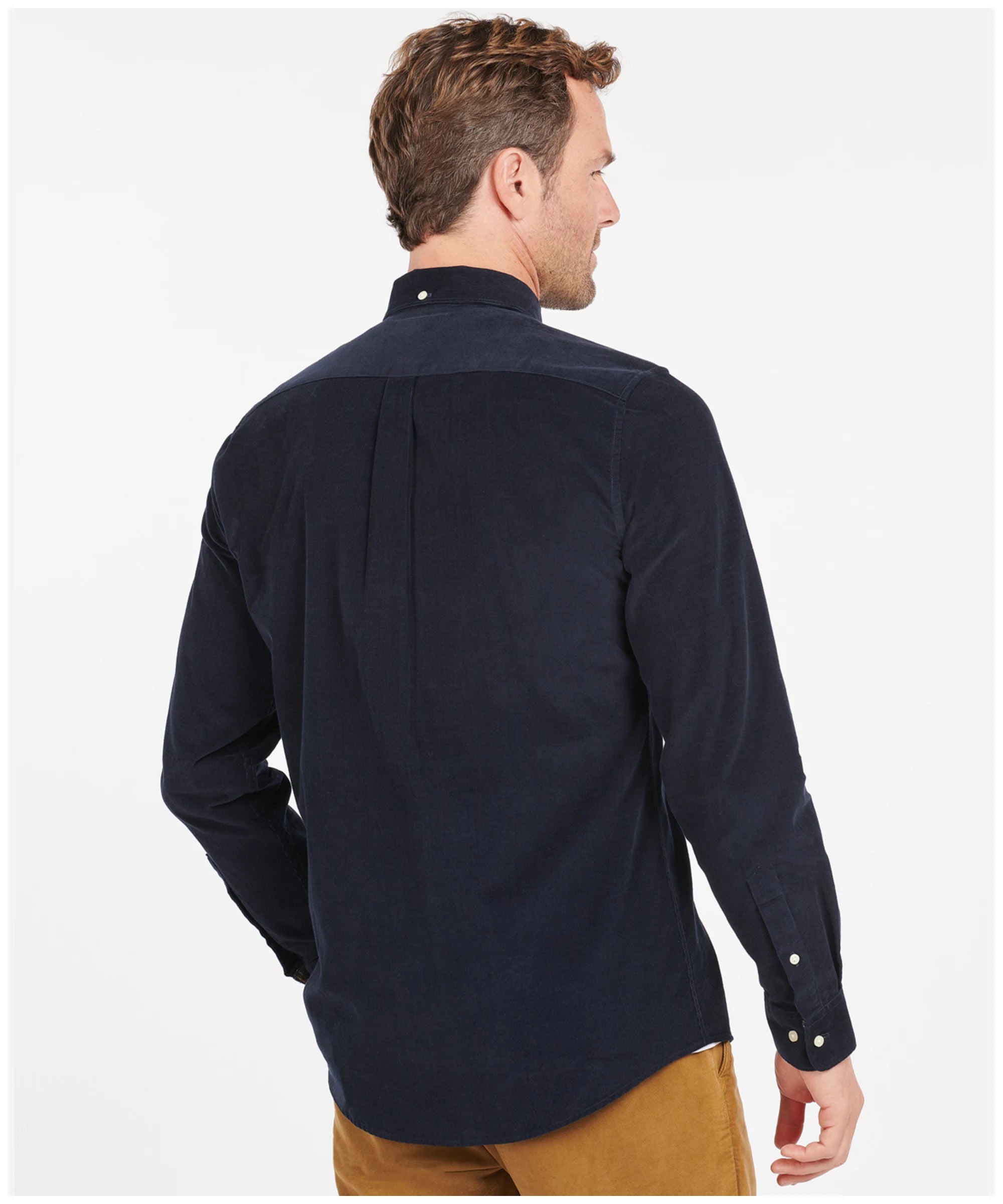 Barbour Ramsey Micro Cord Shirt in Navy MSH5001NY91