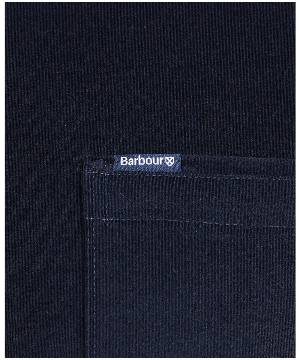 Barbour Ramsey Micro Cord Shirt in Navy MSH5001NY91