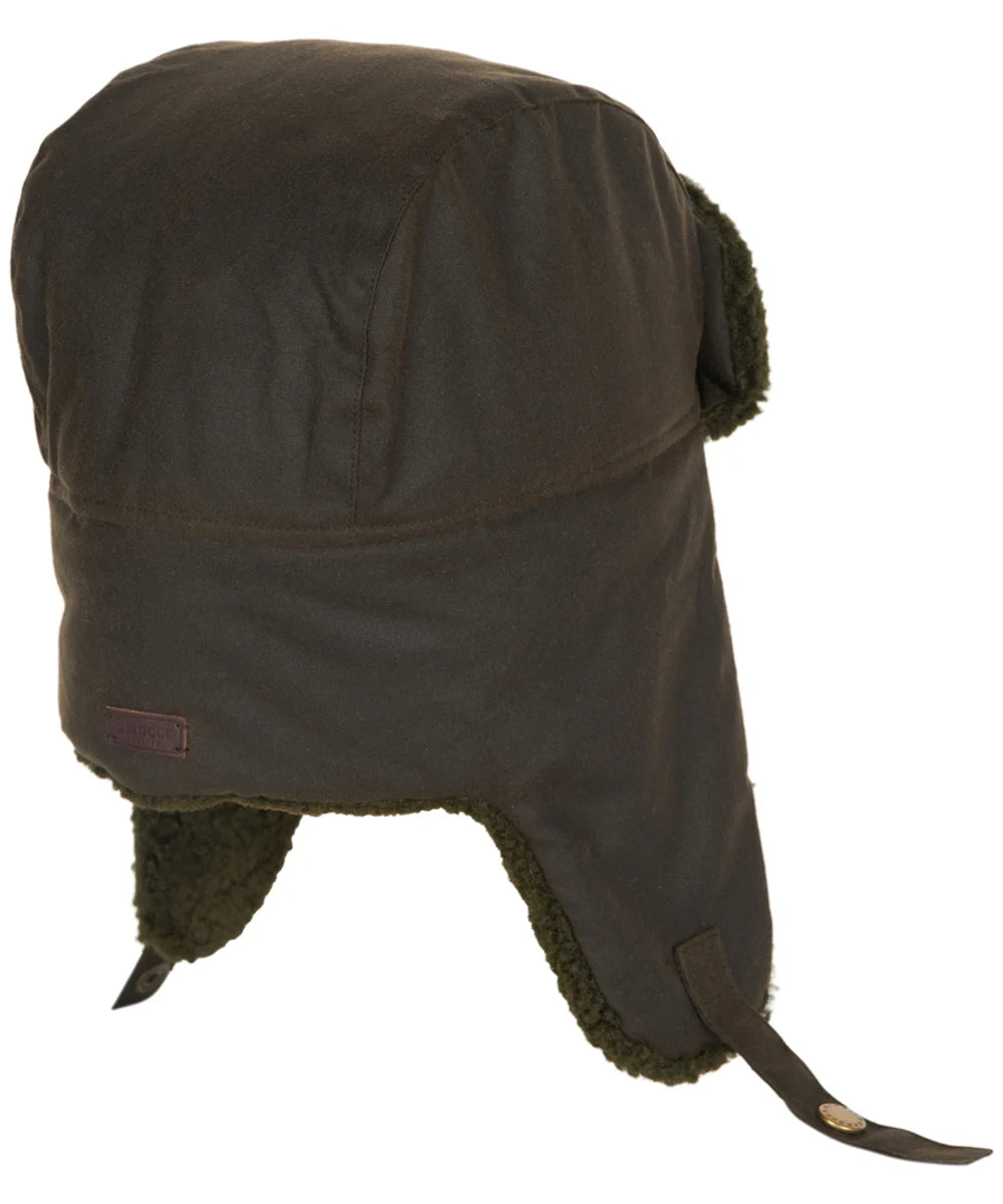 Barbour Morar Wax Trapper Hat in Olive
