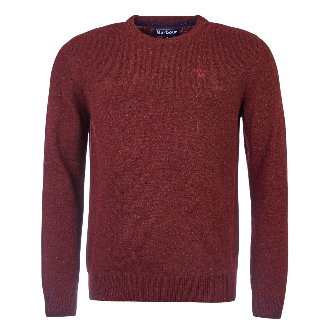 Barbour Tisbury Crew Neck Sweater in Ruby