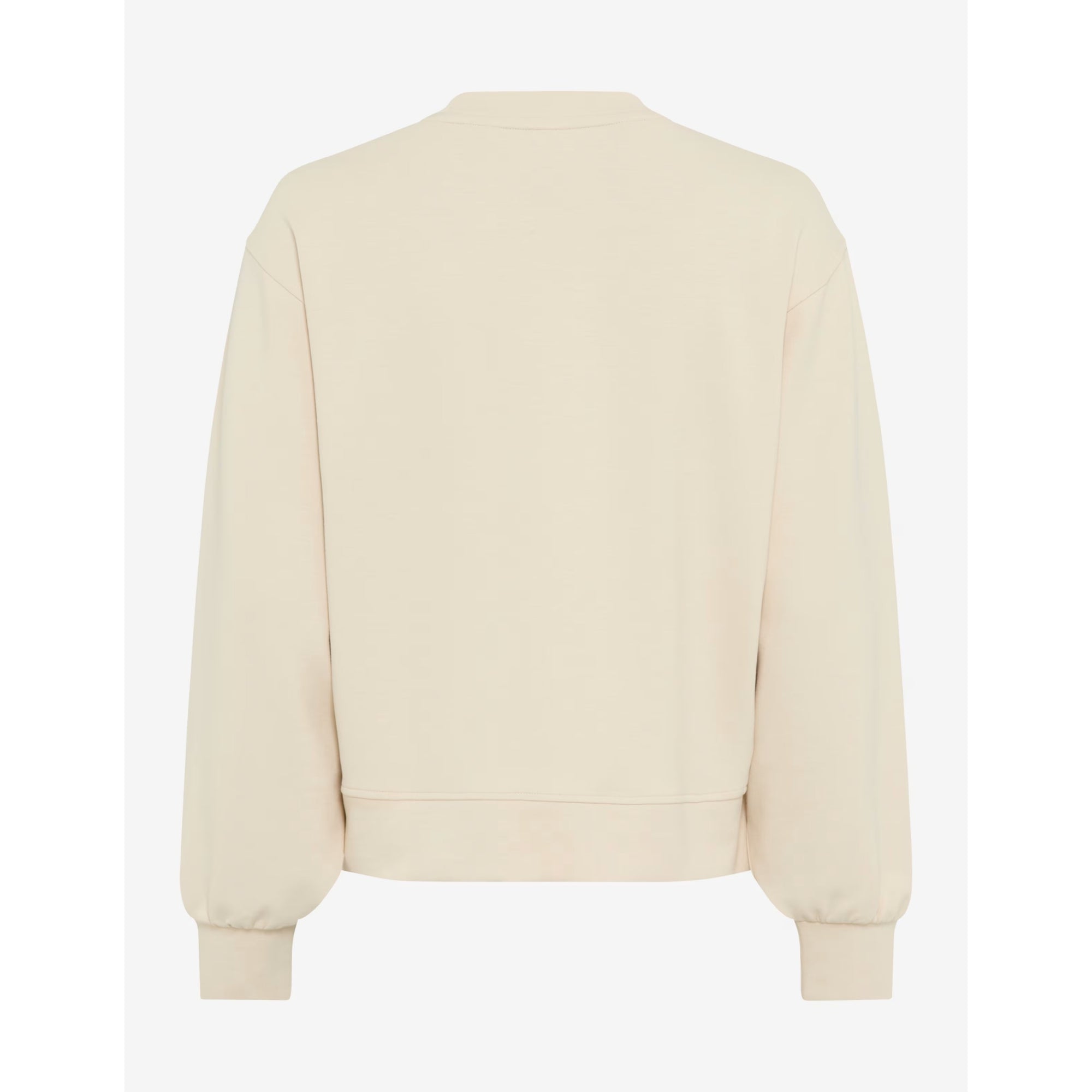 Brax Beca Long Sleeve Sweatshirt in Canvas &amp; Mulberry