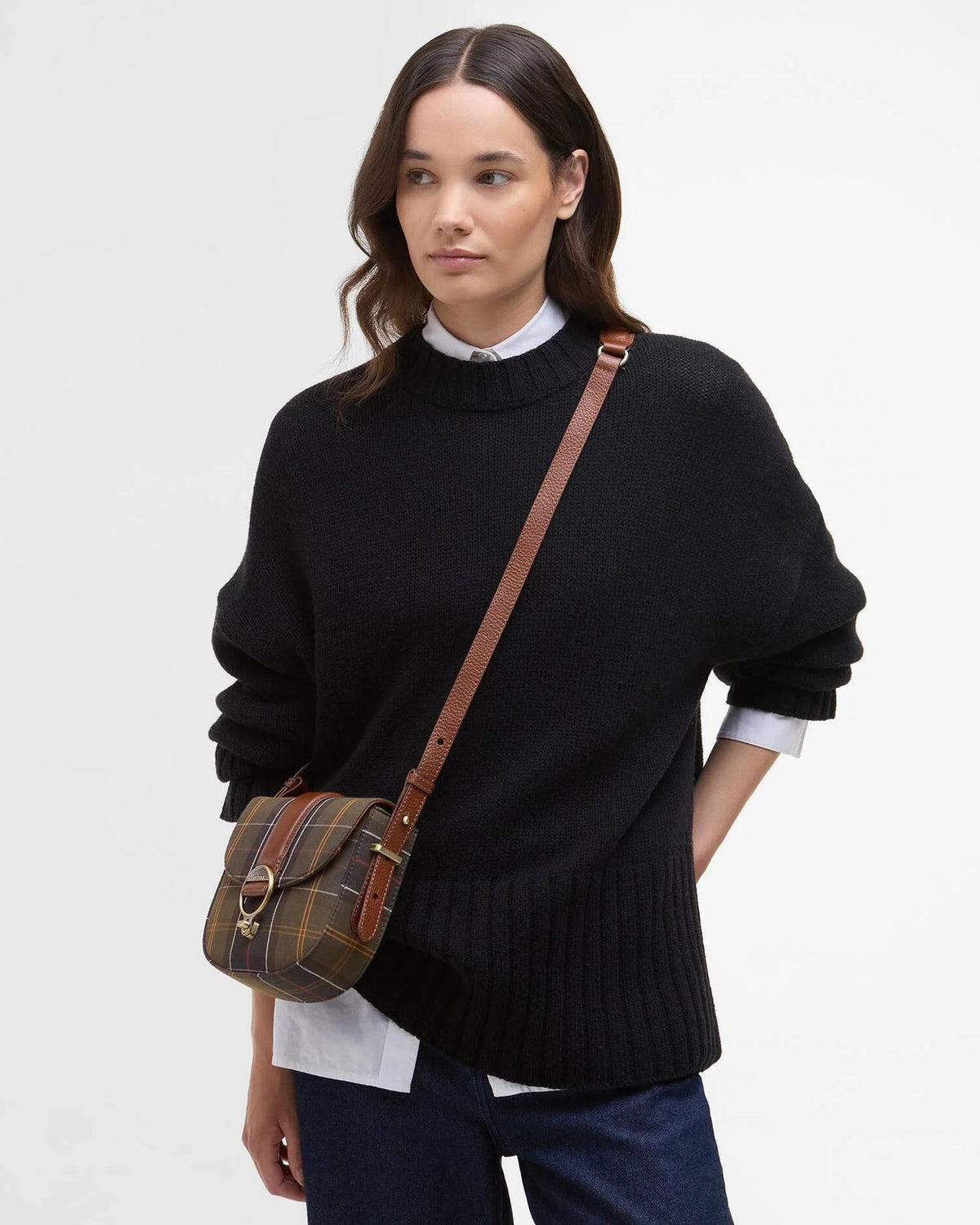 Barbour Elm Tartan Crossbody Bag In Classic Tartan LBA0504TN111