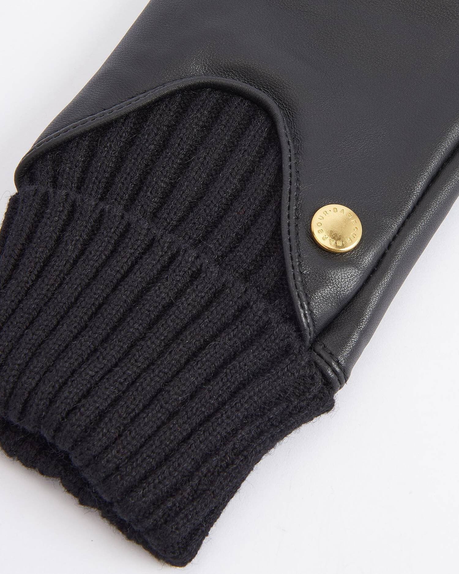Barbour Deanna Leather Gloves In Classic Black LGL0140BK11