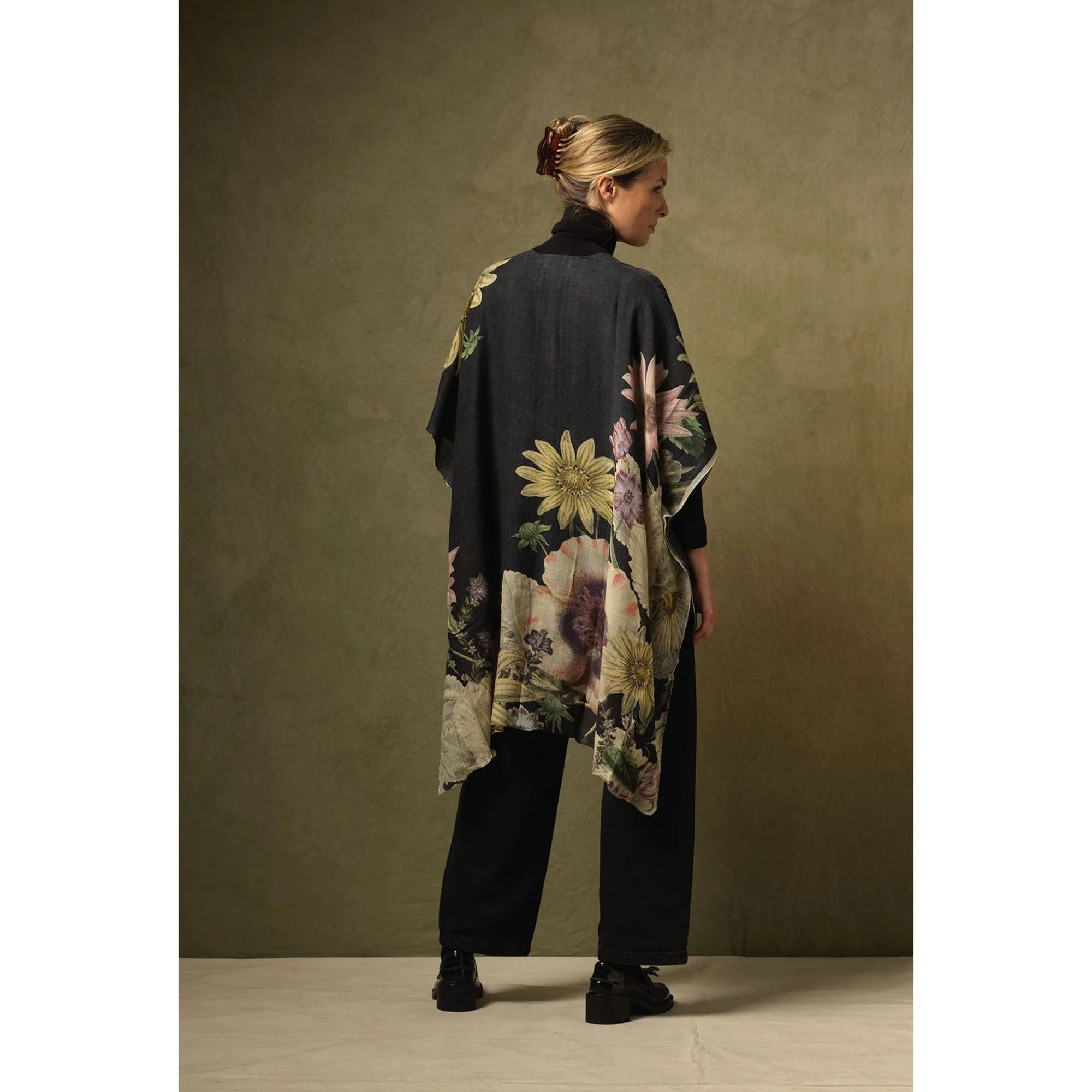 One Hundred Stars Daisy Black Wool Throwover