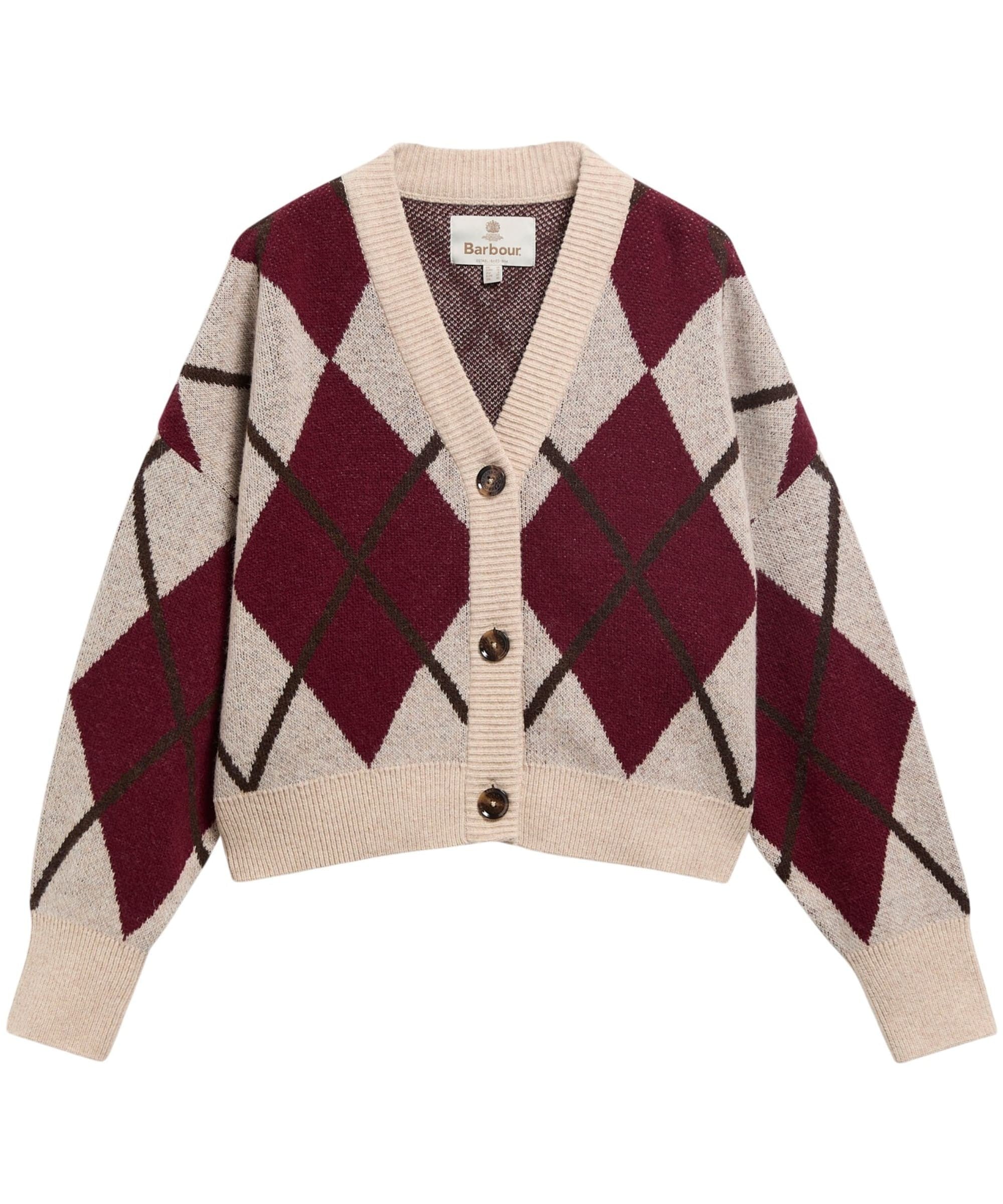 Barbour Harleigh Knitted Cardigan In Multi LKN1842MI11