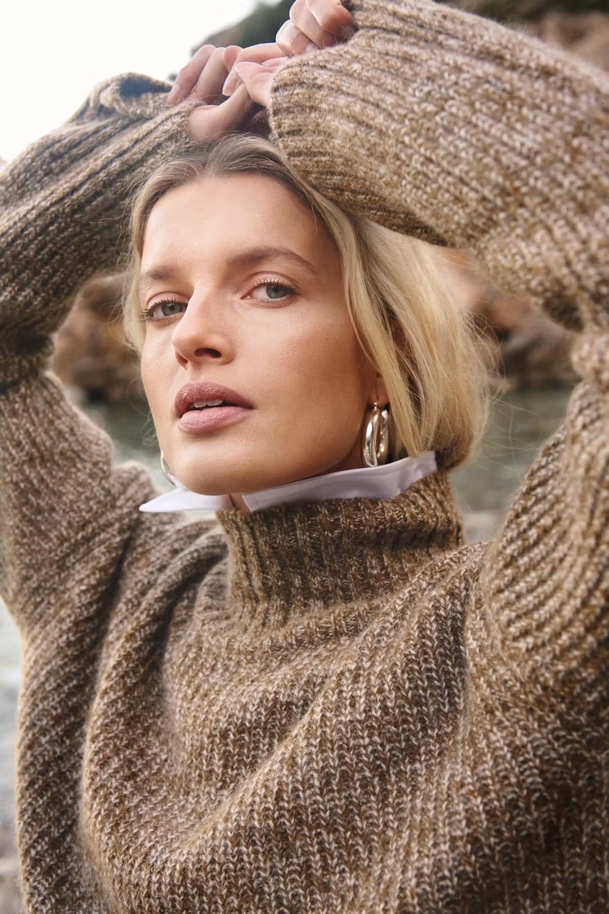 Part Two Cimina Pullover  Brown Moulinè 30310874