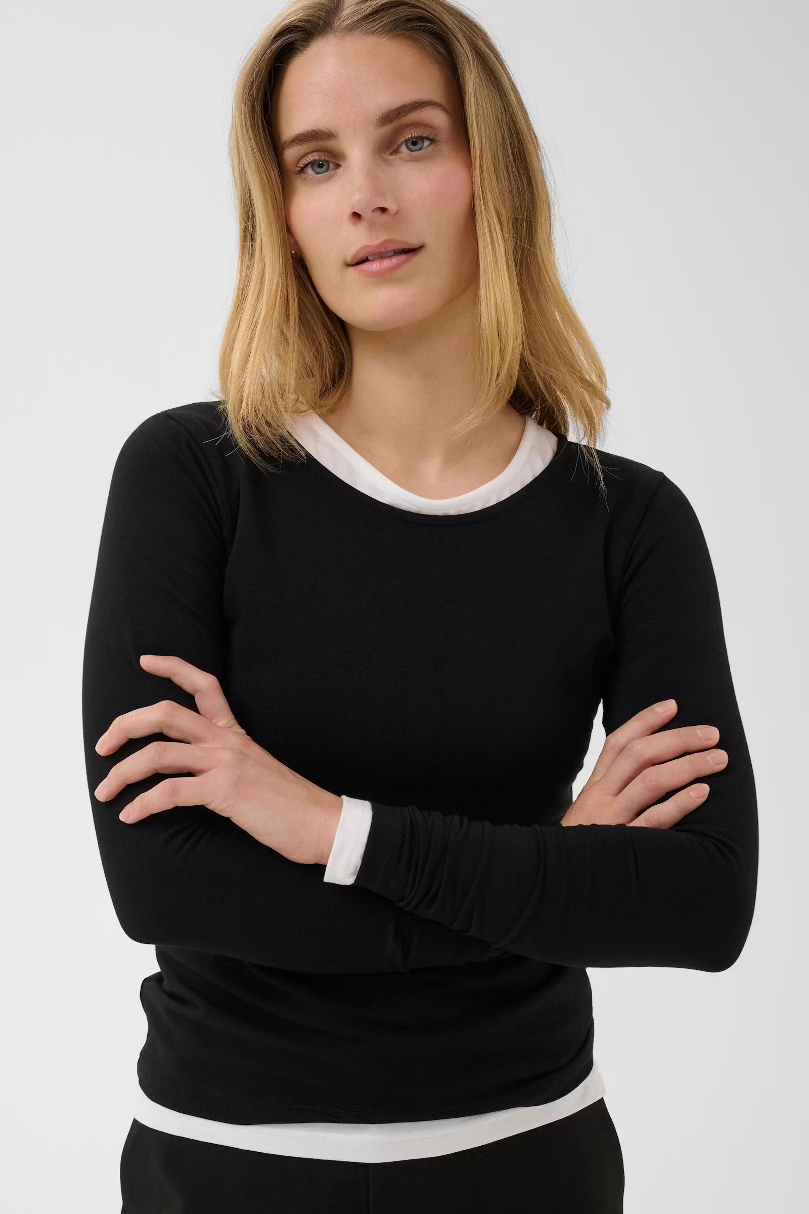 Part Two Nemajas Round Neck T-Shirt In Black