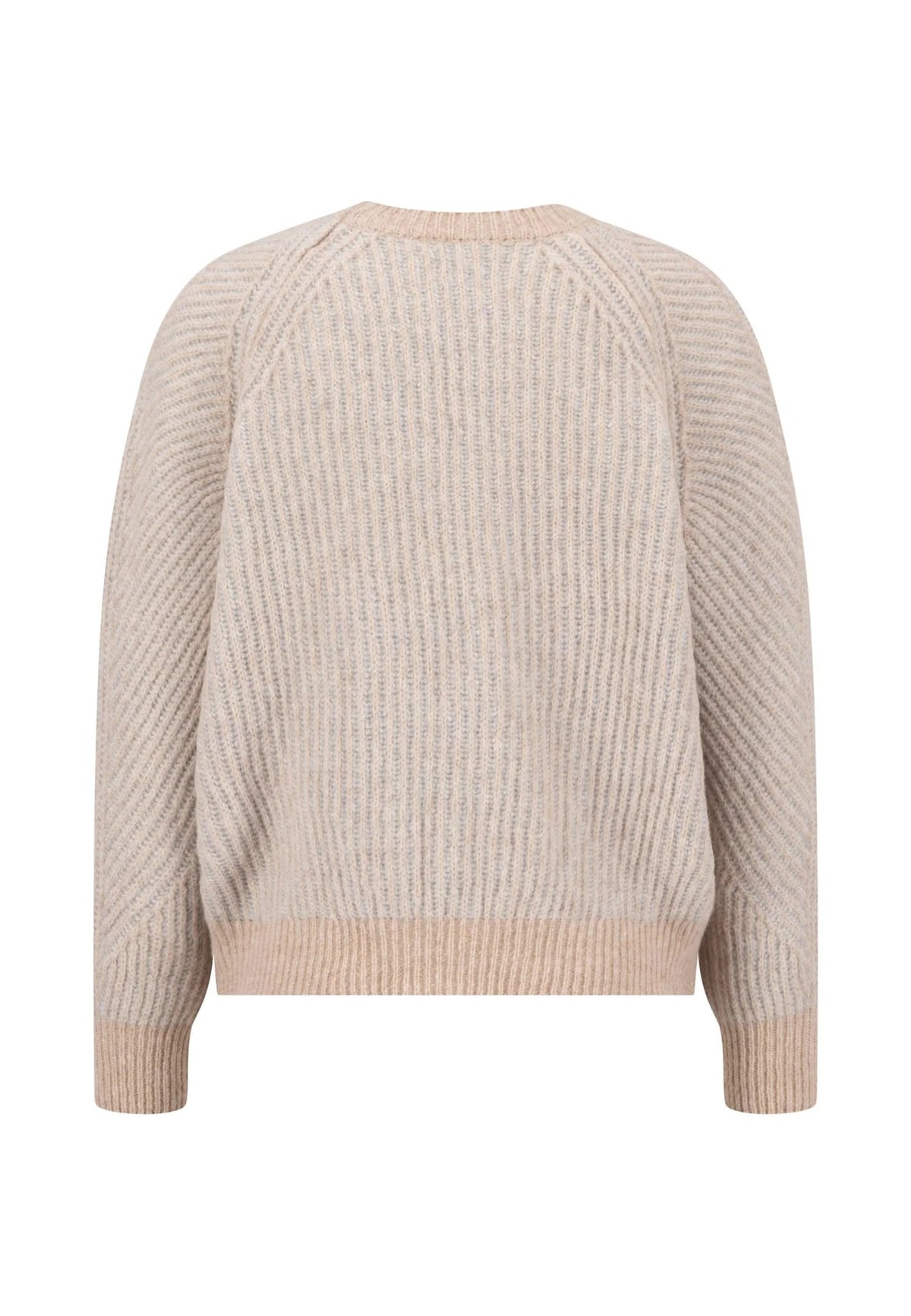 Fynch-Hatton Merino Wool Knitted Jumper In Neutral Tan 26107490